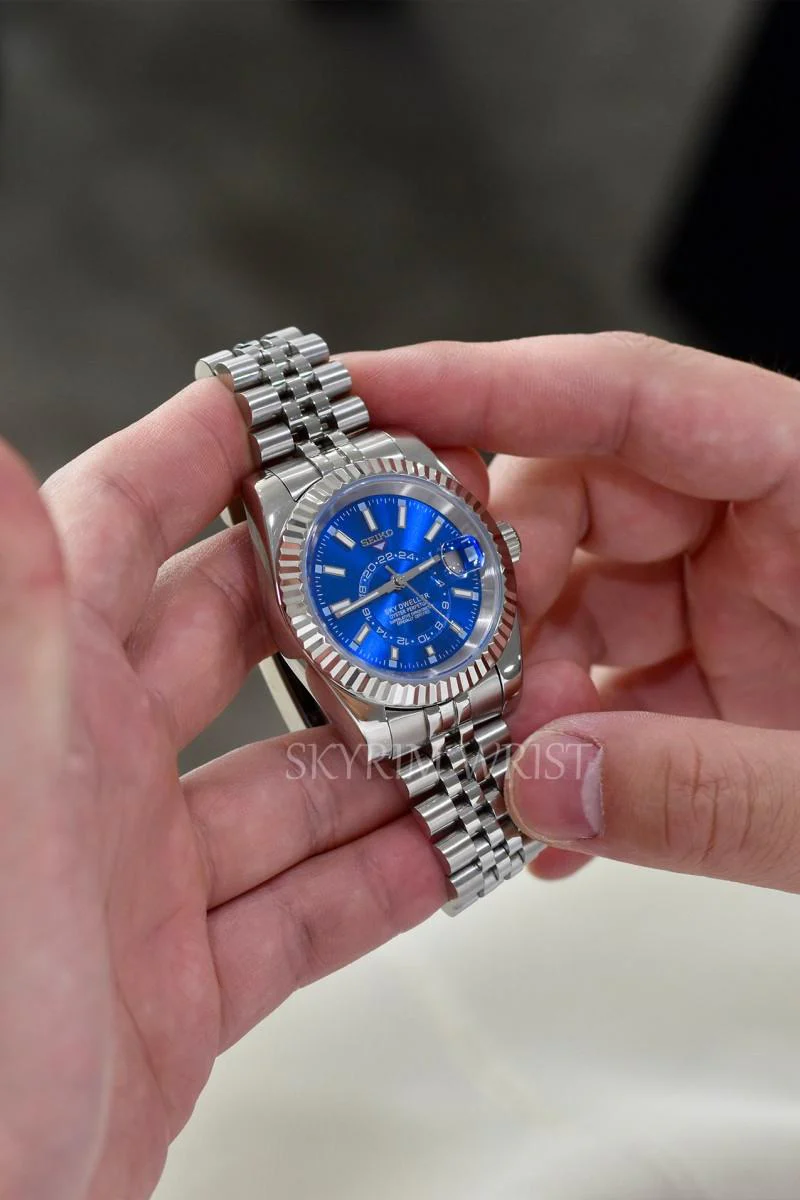 Mod Sky-Dweller Blue Watch - Image 3