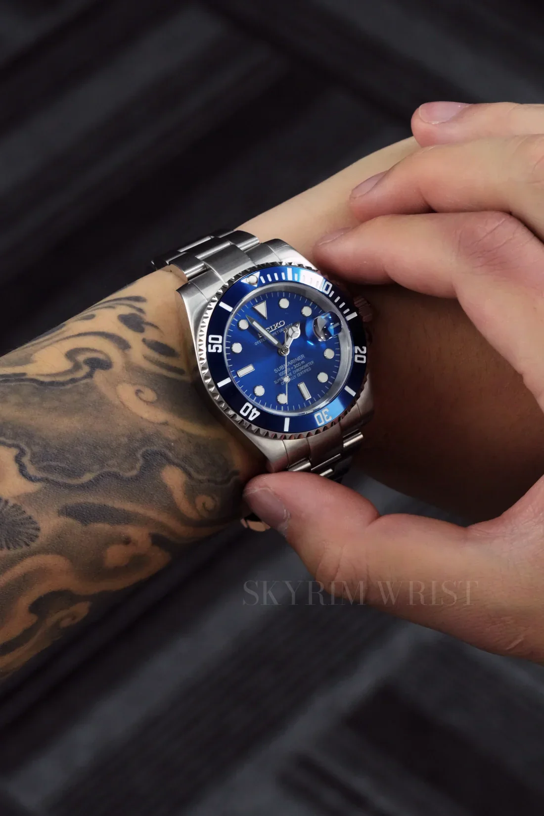Mod Submariner Blue Watch - Image 2