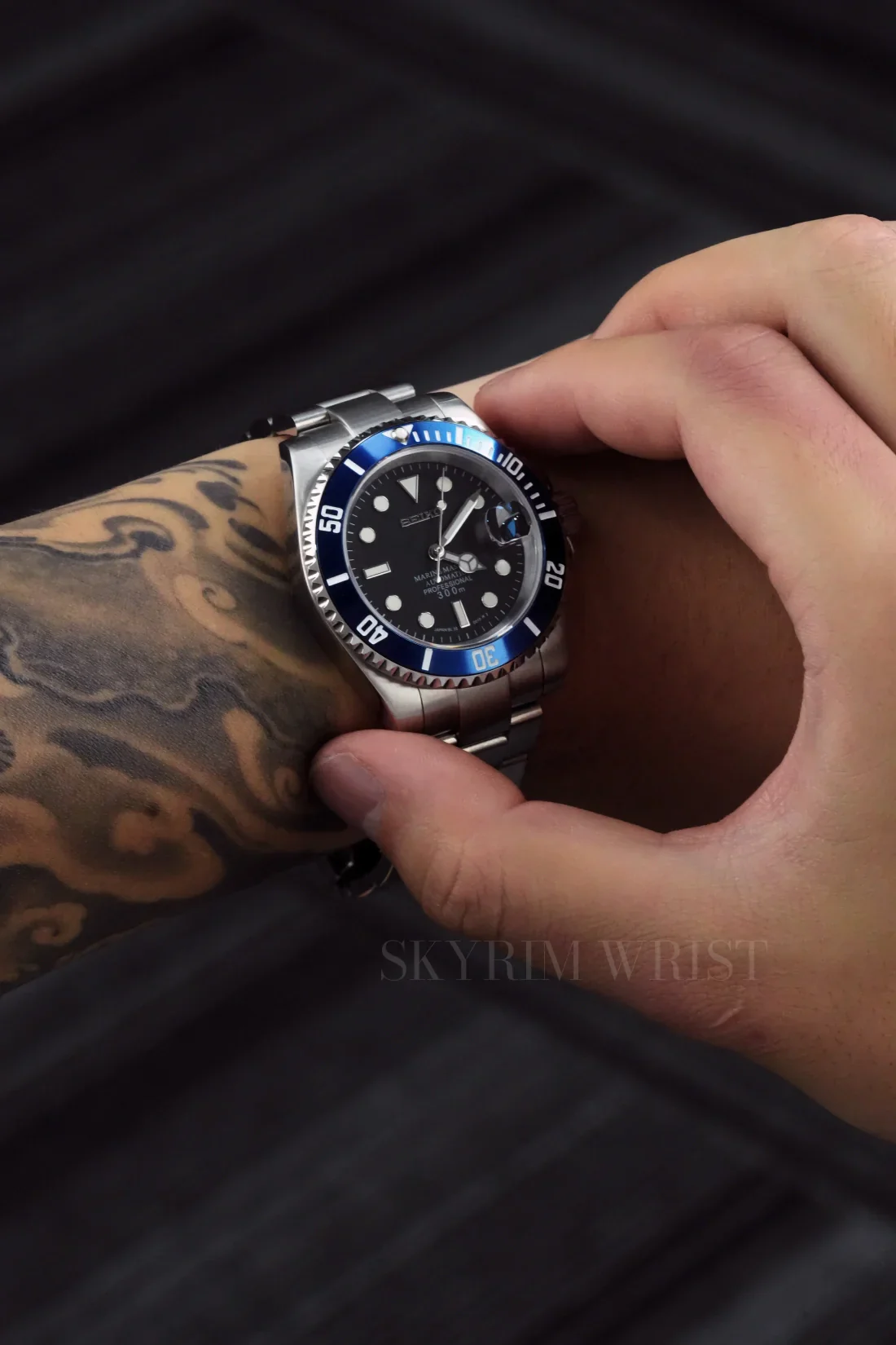 Mod Submariner Smurf Watch - Image 2