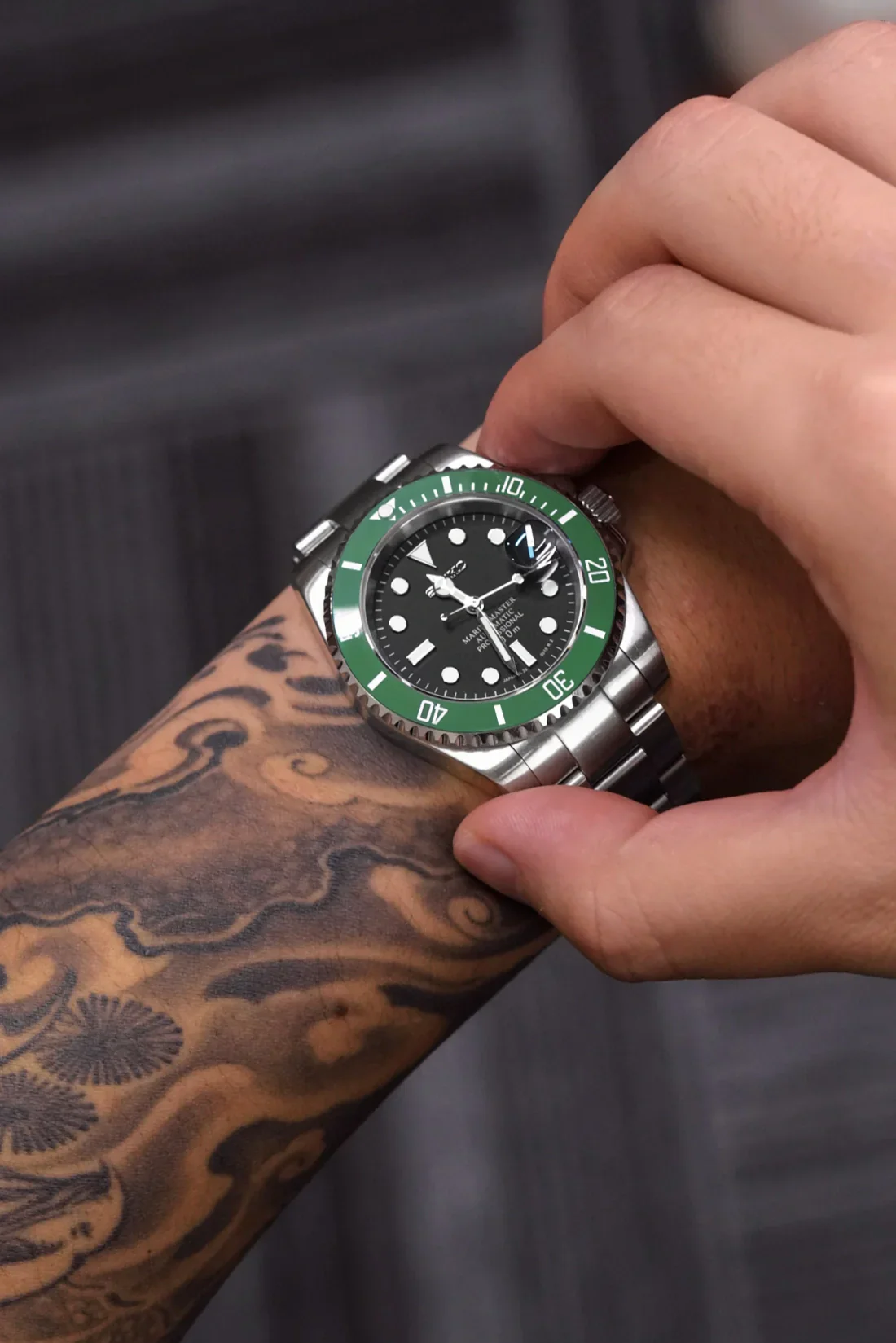 Mod Submariner Starbucks Watch - Image 2
