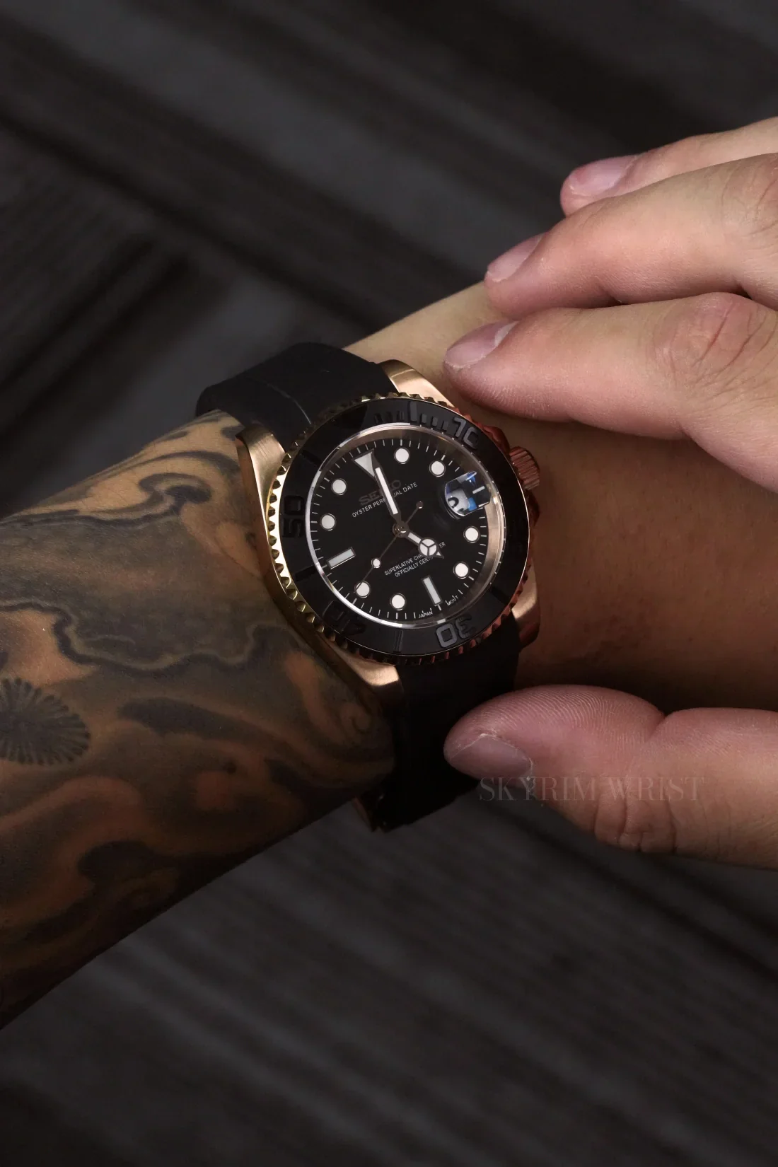 Mod Yacht-Master Rose Gold II Watch - Image 2