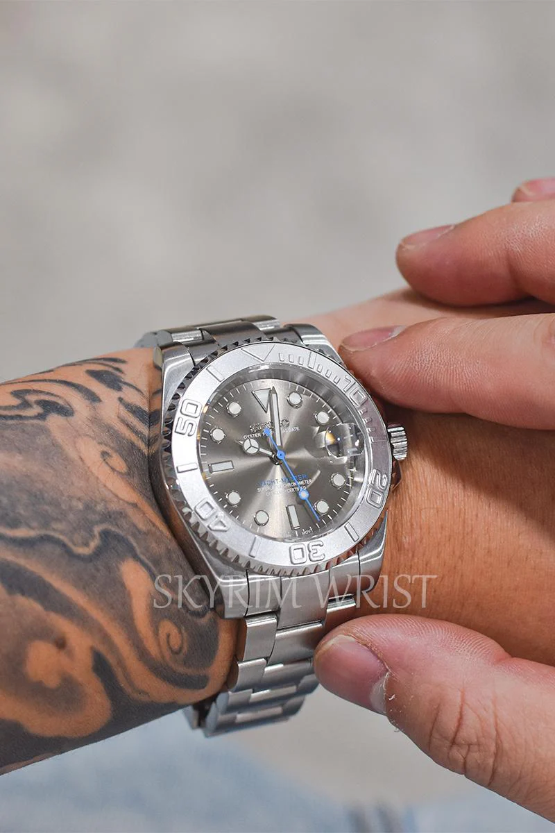 Mod Yacht-Master Silver Gray Watch - Image 2