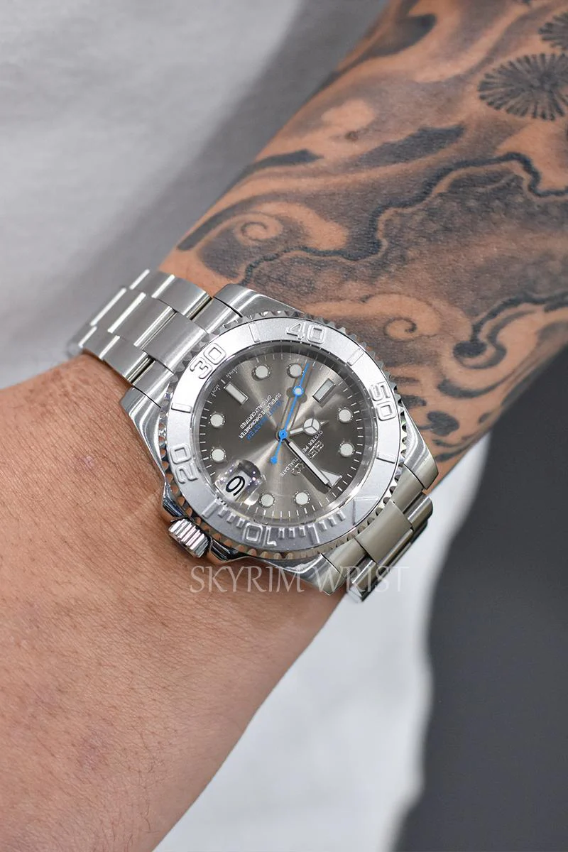 Mod Yacht-Master Silver Gray Watch - Image 4