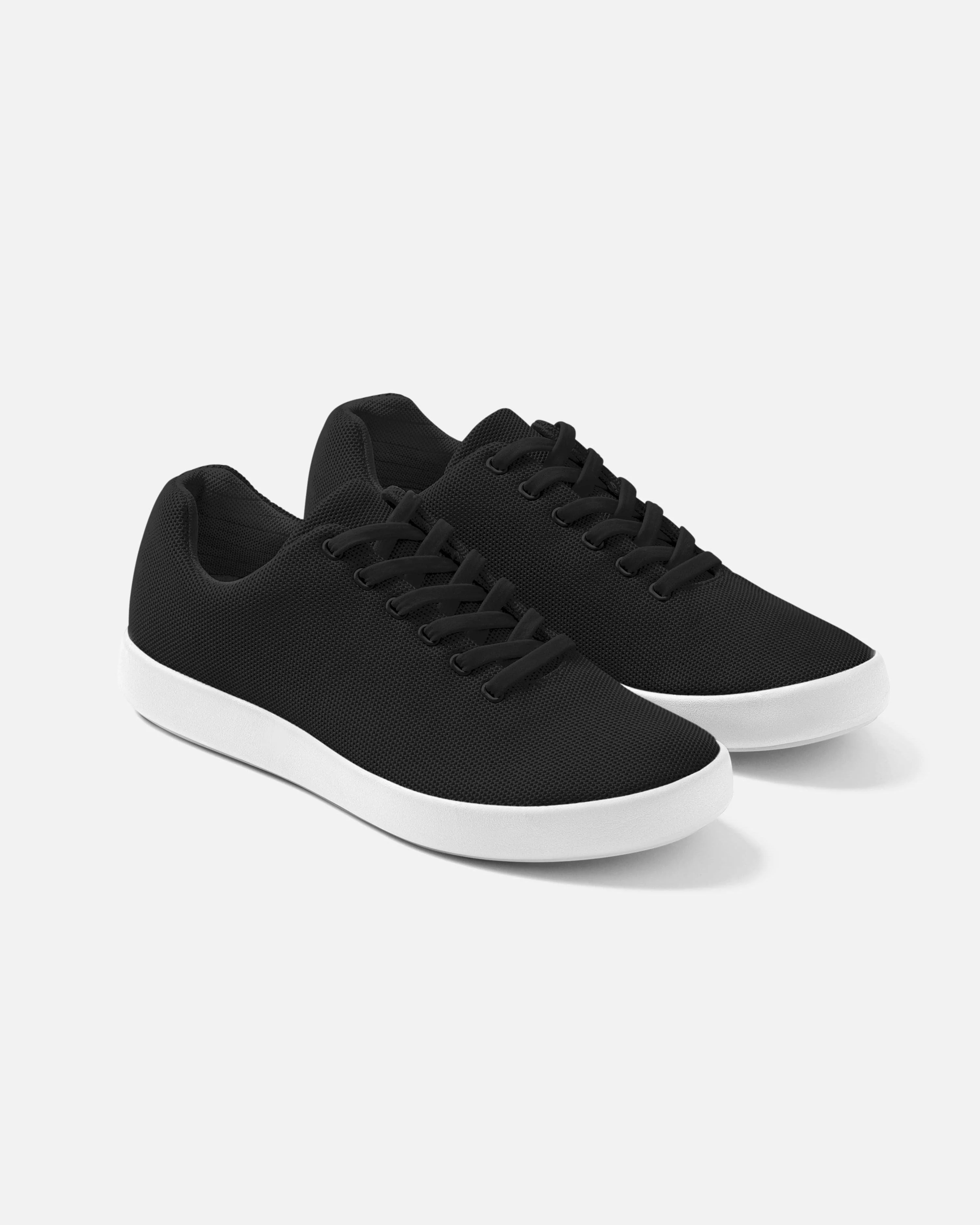 Model 000: Black & White Sneakers - Image 2