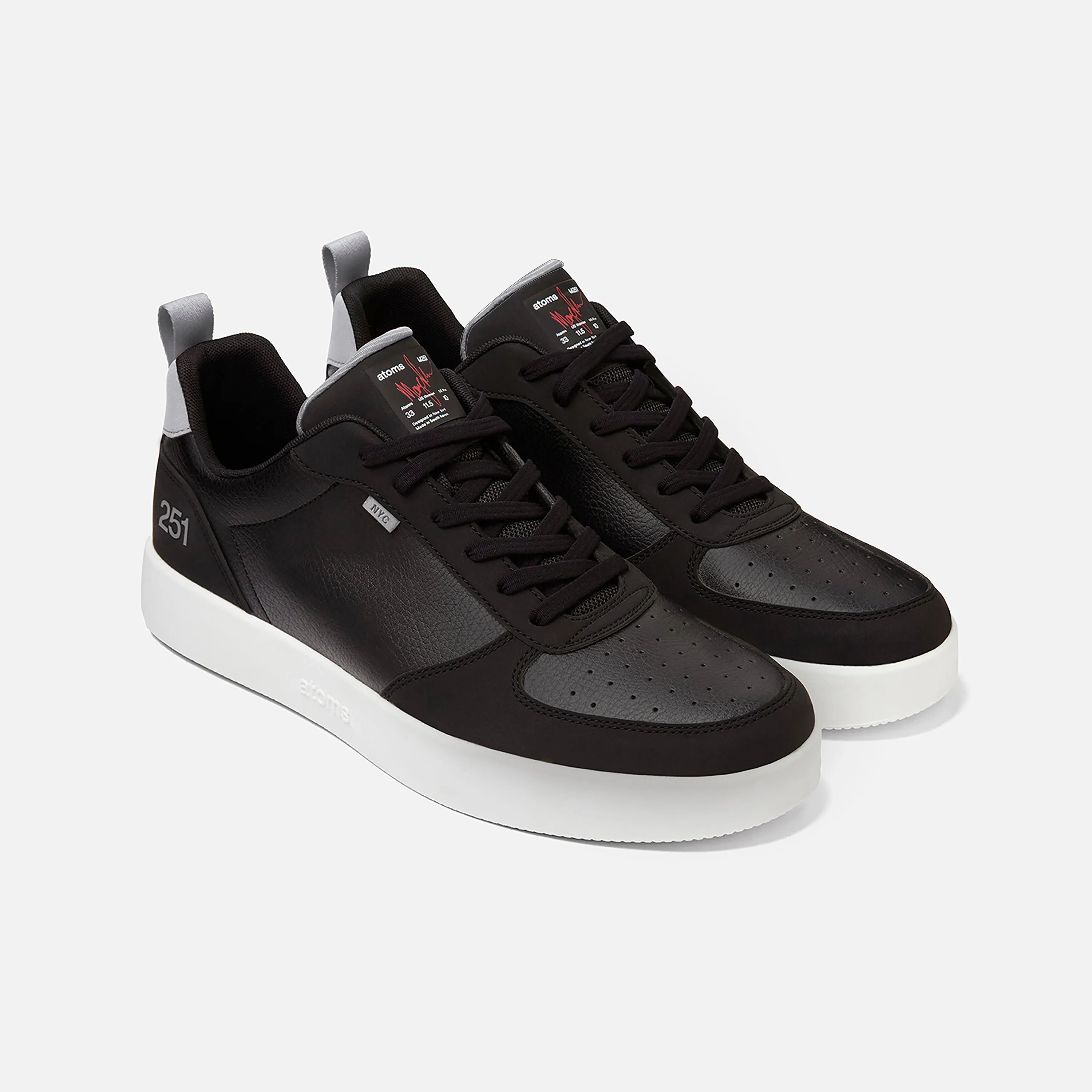 Model 251 Low: Gray & Black Lifestyle Shoes - Image 5