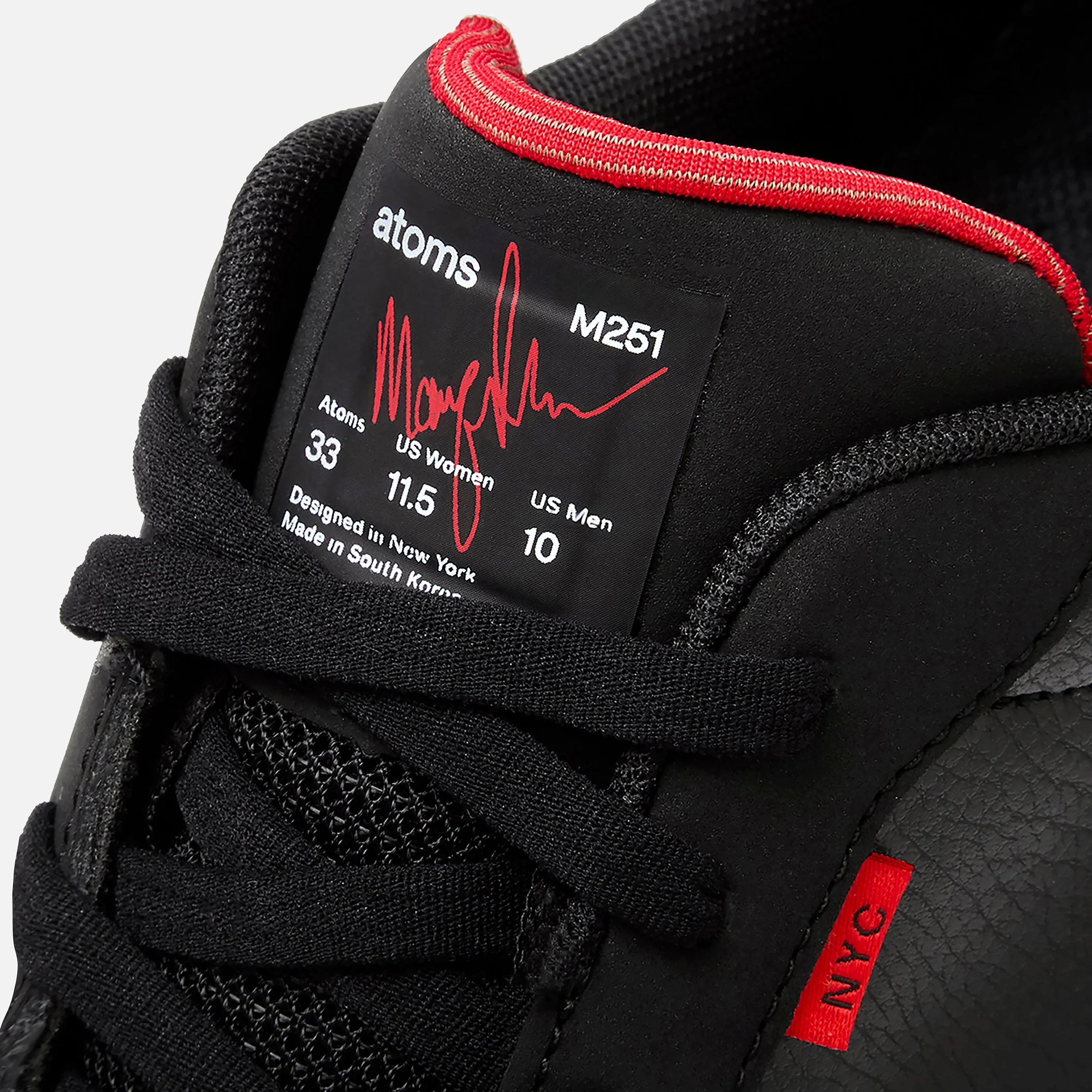 Model 251 Low: Red & Black Lifestyle Shoes - Image 3