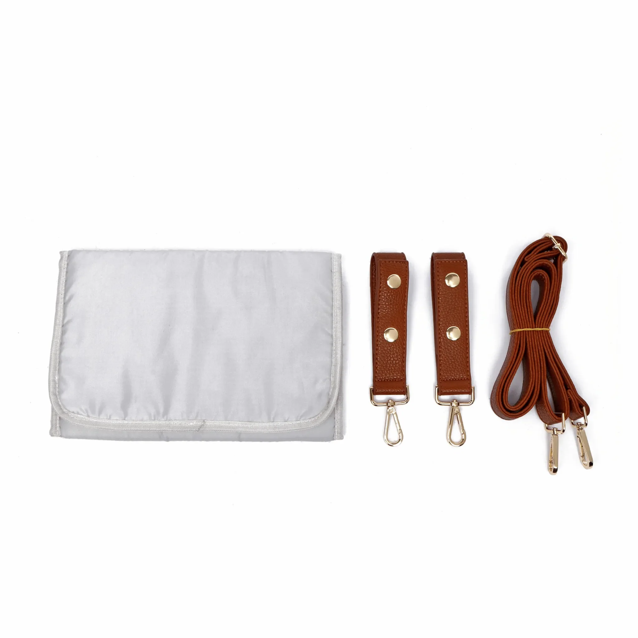 Monaco Backpack Diaper Bag | Caramel Brown - Image 4