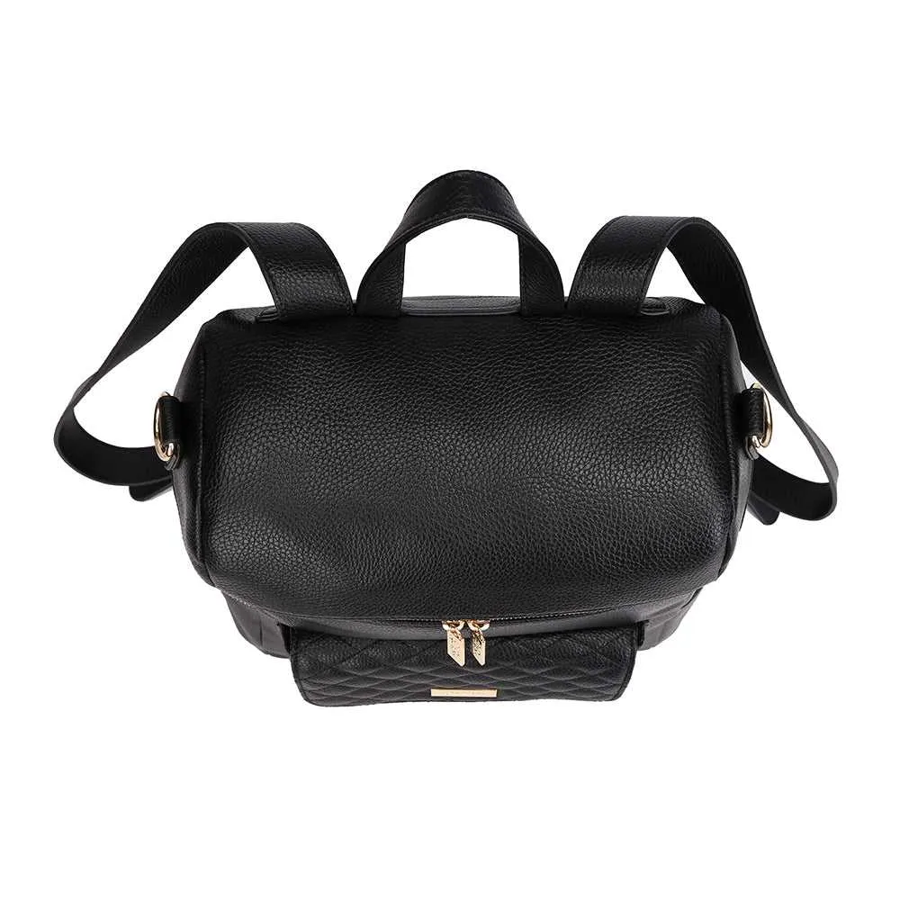 Monaco Backpack Diaper Bag | Ebony Black - Image 7