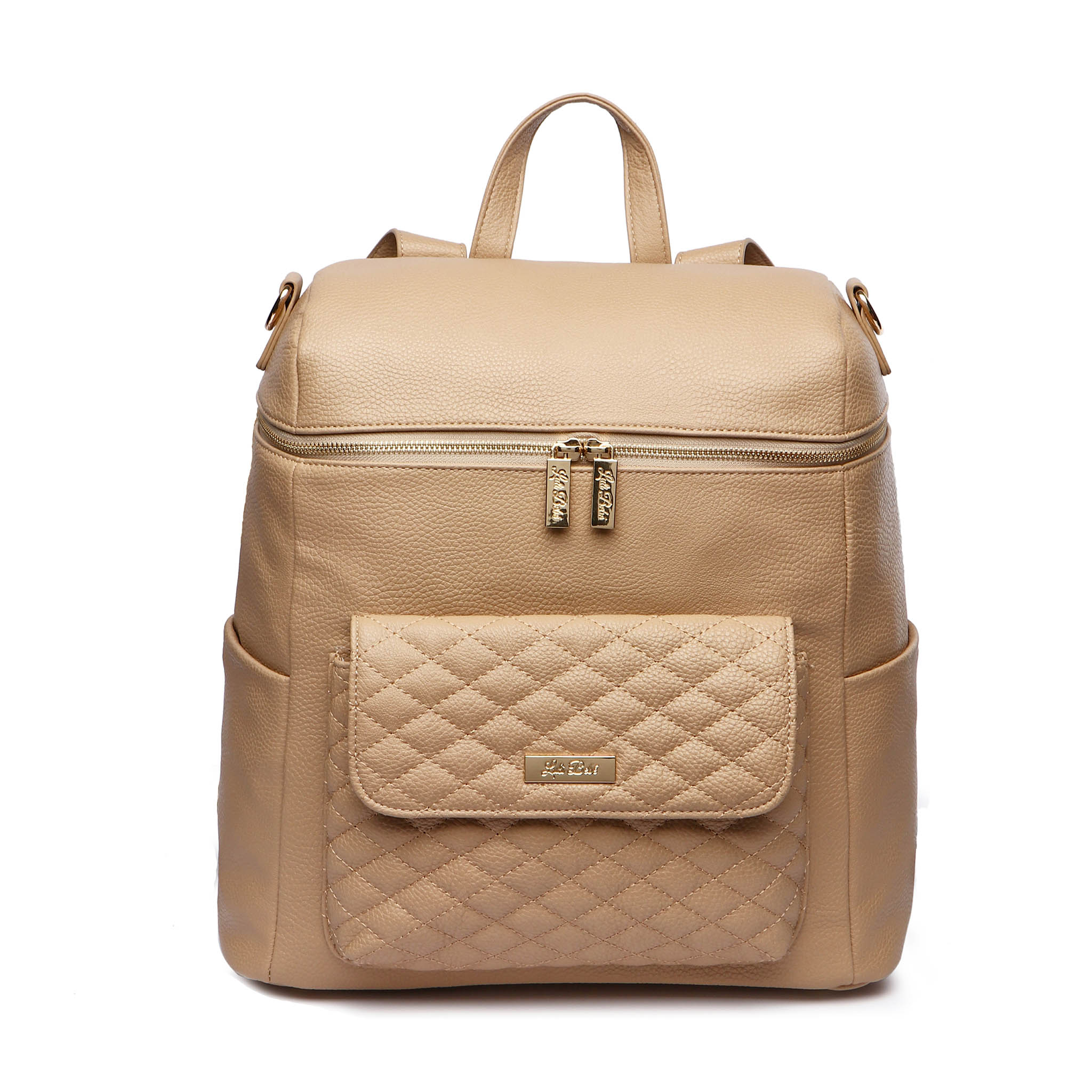 Monaco Backpack Diaper Bag | Latte Brown