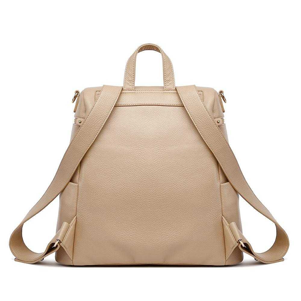 Monaco Backpack Diaper Bag | Latte Brown - Image 5