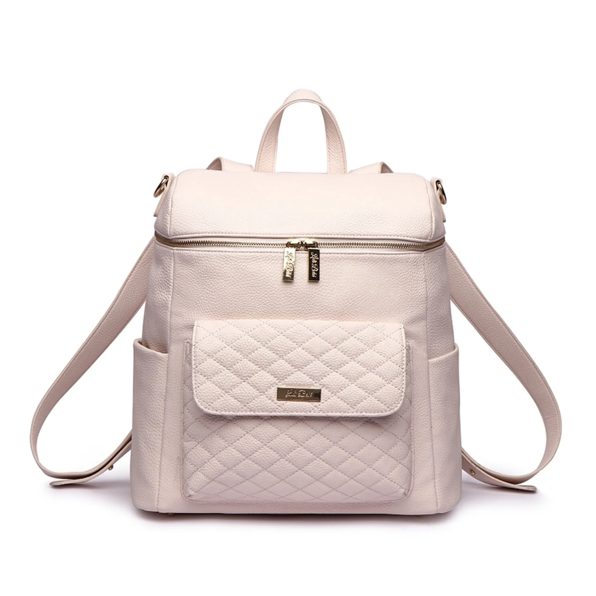 Monaco Backpack Diaper Bag | Pastel Pink - Image 7