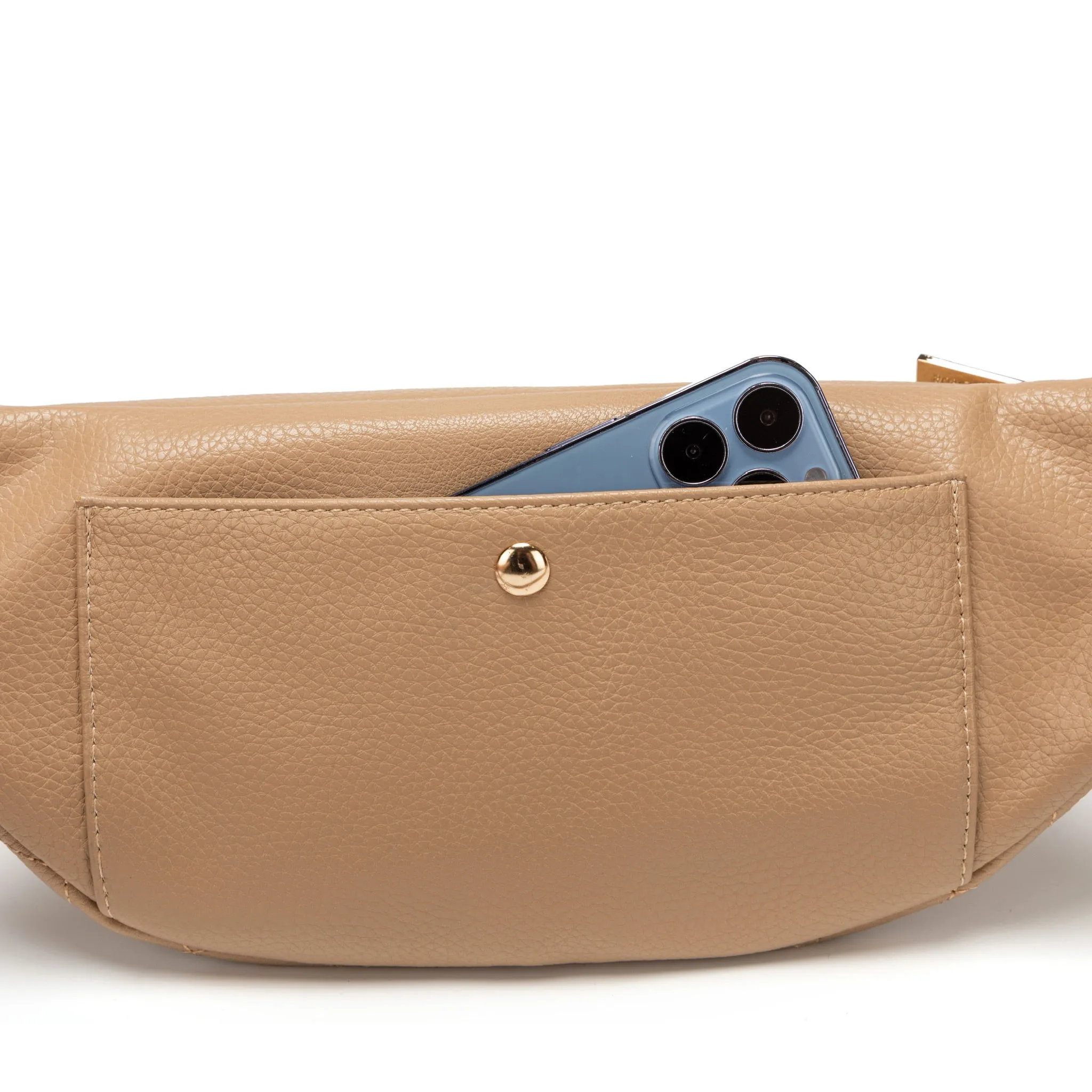 Monaco Sling Bag | Latte Brown - Image 11