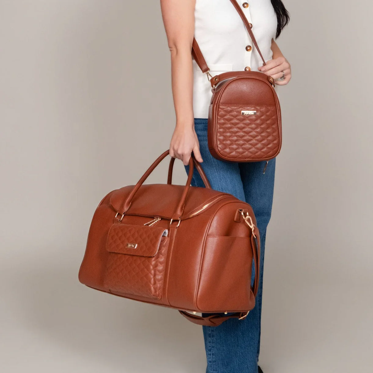 Monaco Snack Bag | Caramel Brown - Image 6