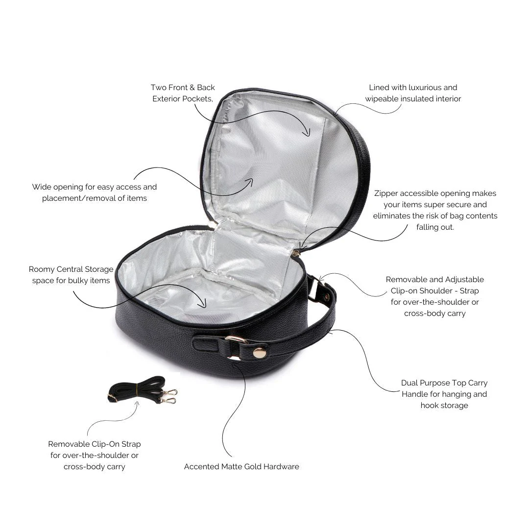 Monaco Snack Bag | Ebony Black - Image 2