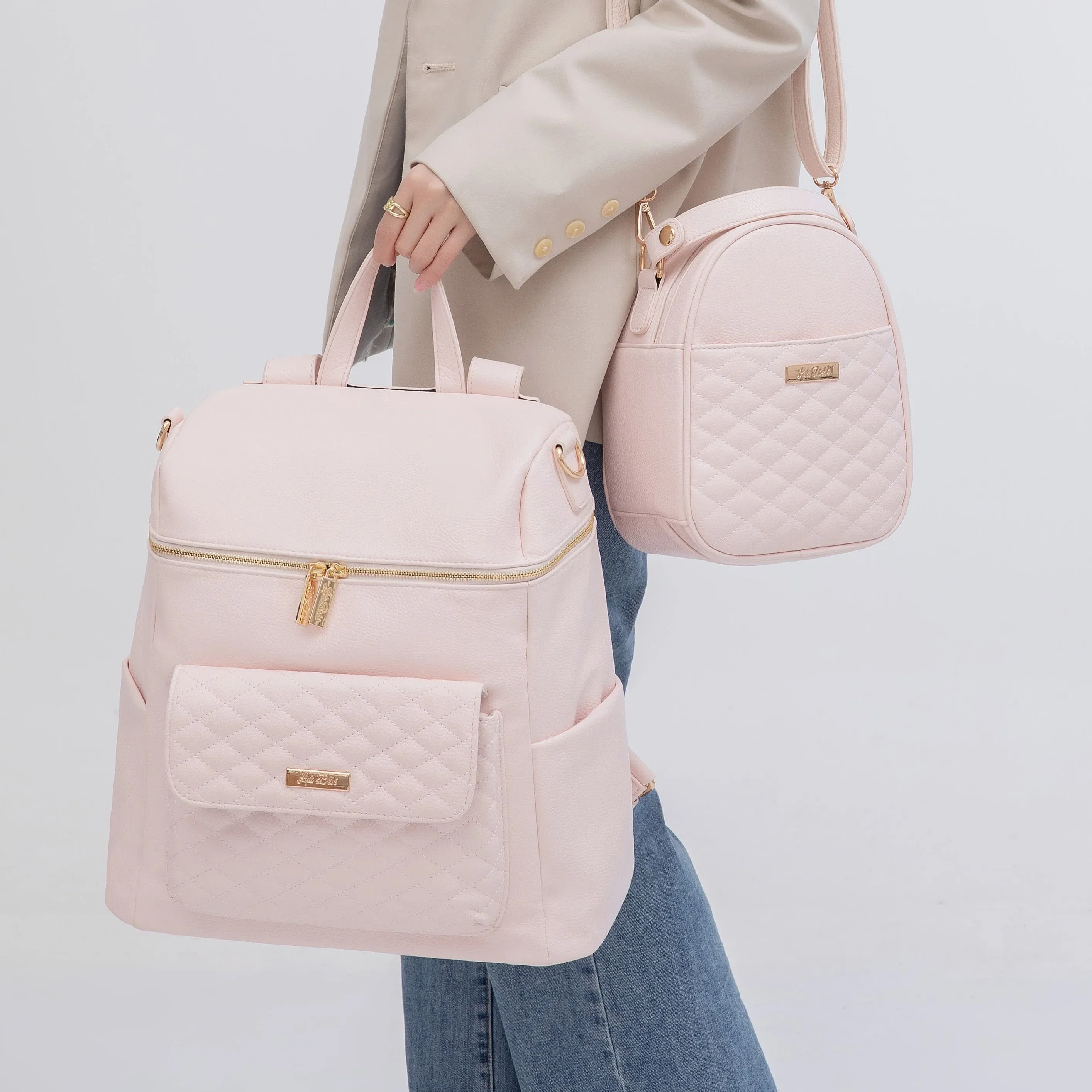 Monaco Snack Bag | Pastel Pink - Image 2