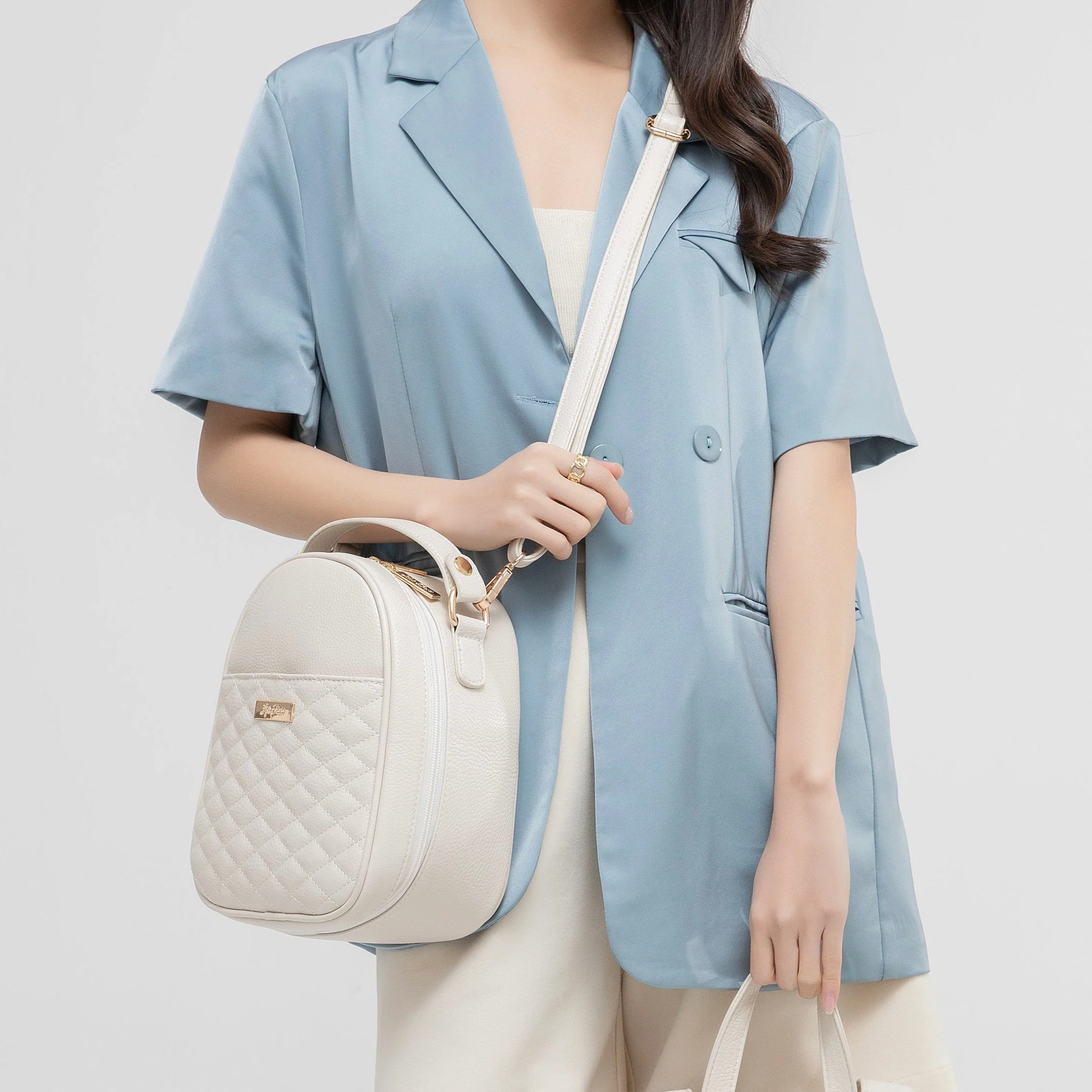 Monaco Snack Bag | Pearl White - Image 2