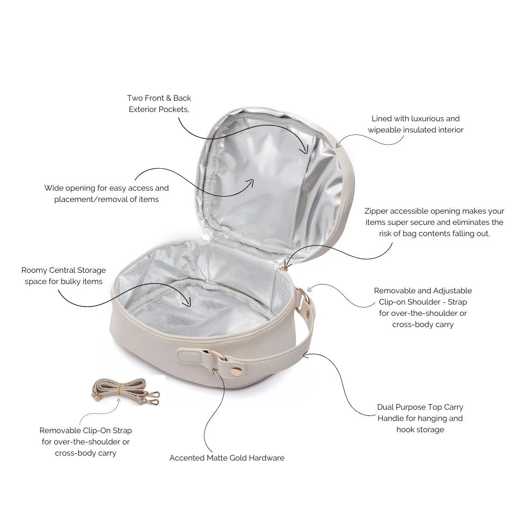 Monaco Snack Bag | Pearl White - Image 4