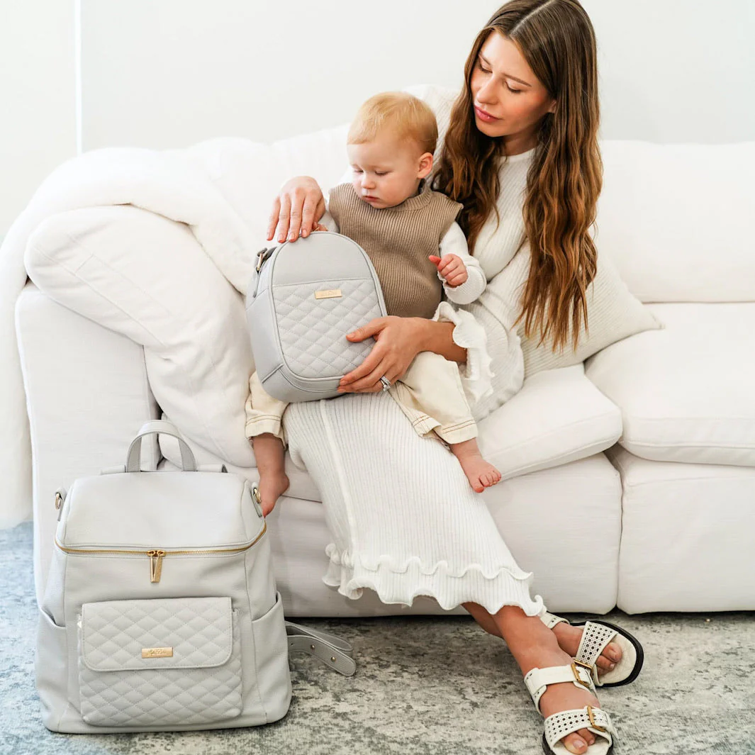 Monaco Snack Bag | Stone Grey - Image 9