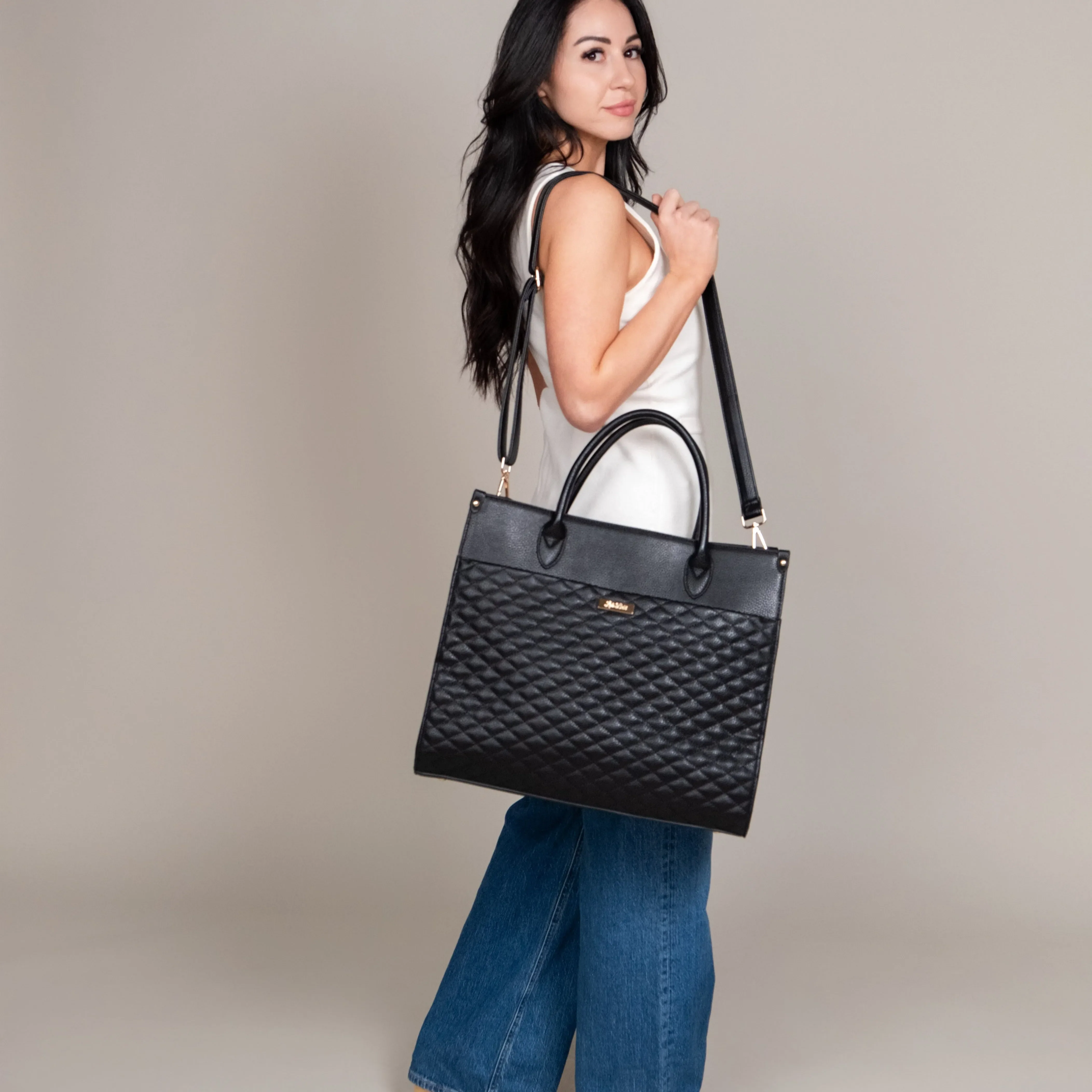 Monaco Tote Bag | Ebony Black - Image 2