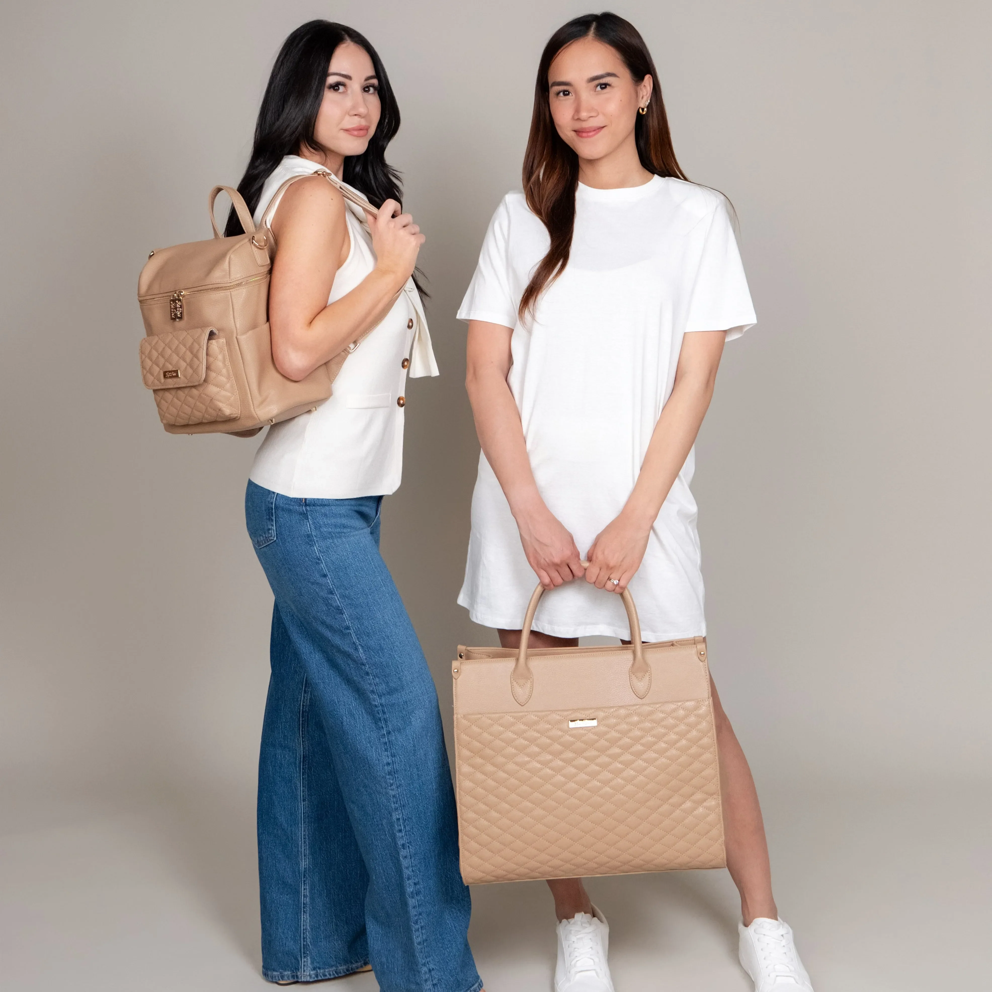 Monaco Tote Bag | Latte Brown - Image 10