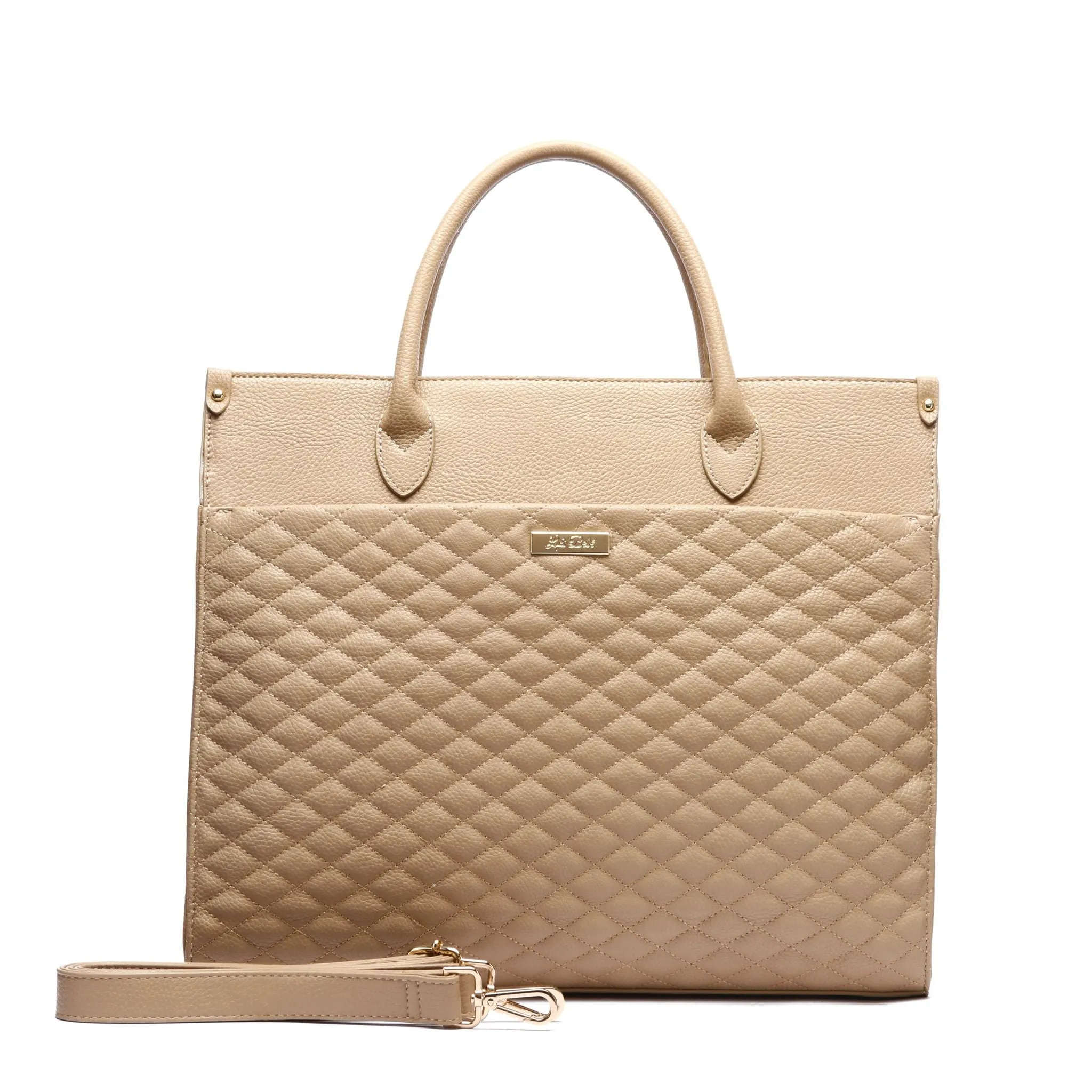 Monaco Tote Bag | Latte Brown - Image 5