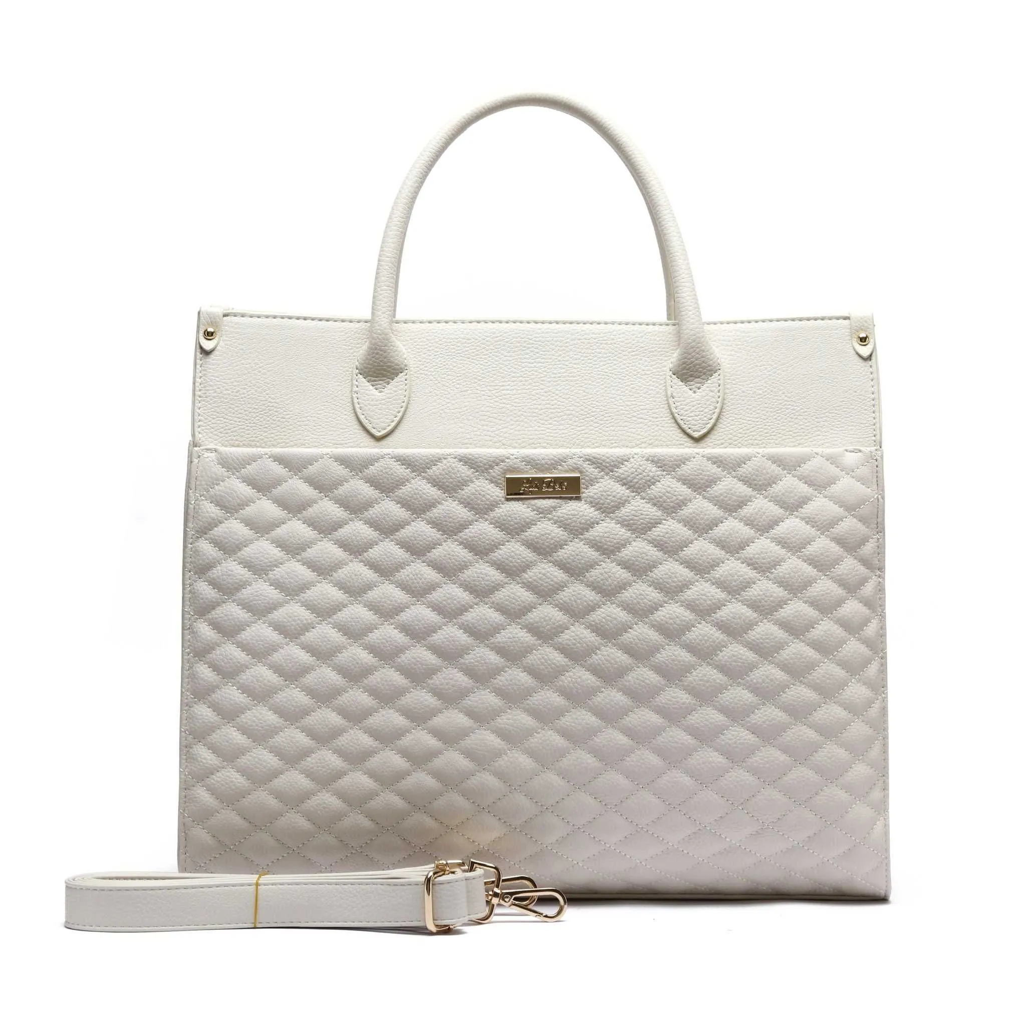 Monaco Tote Bag | Pearl White - Image 9