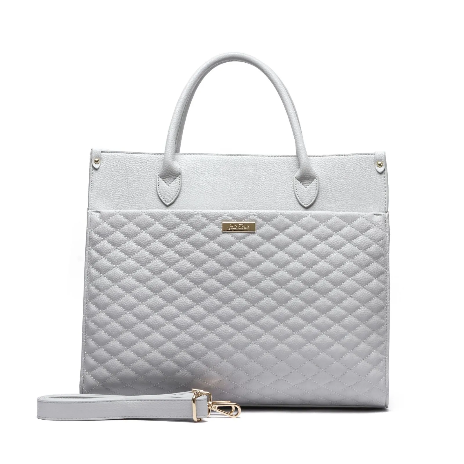 Monaco Tote Bag | Stone Grey - Image 5