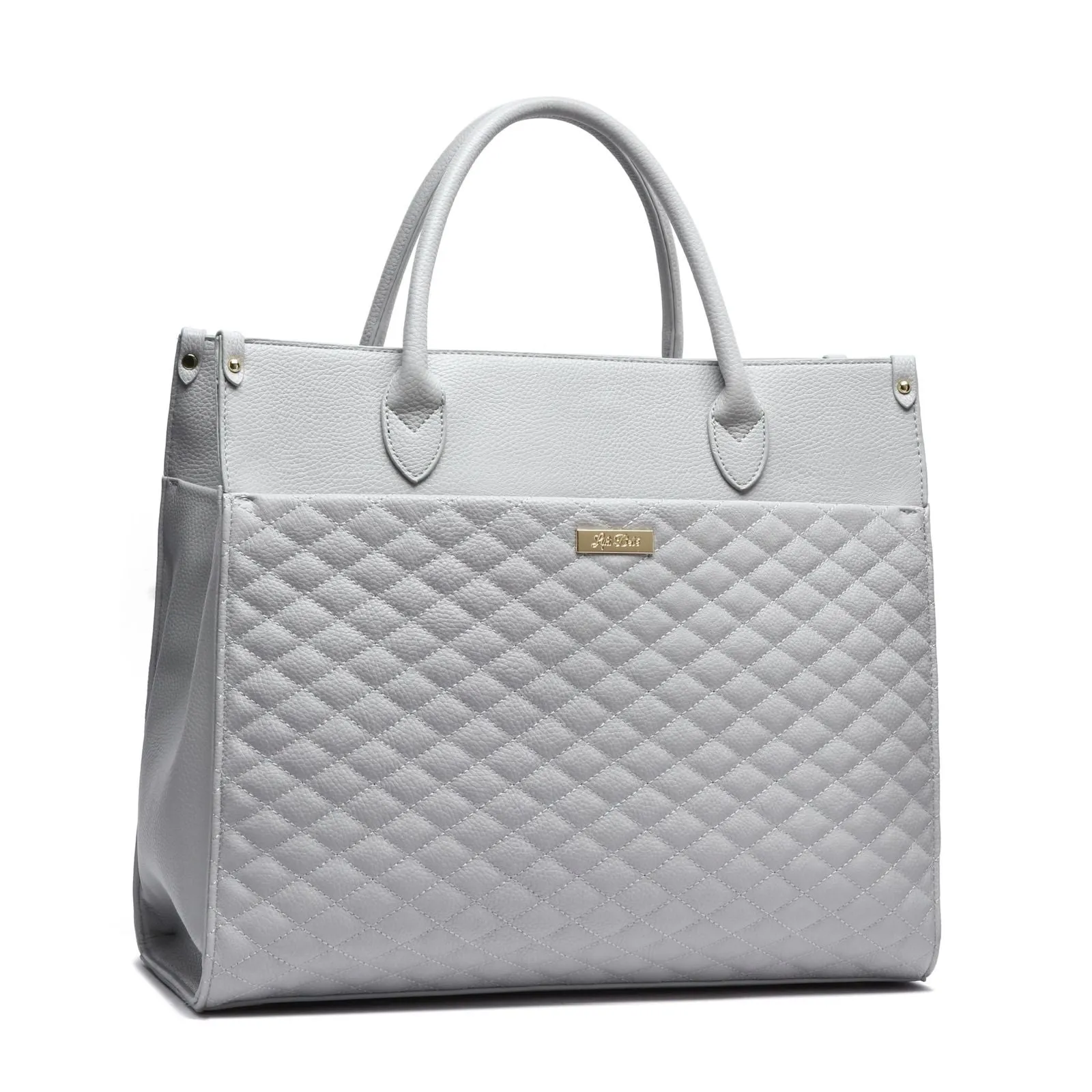 Monaco Tote Bag | Stone Grey - Image 6