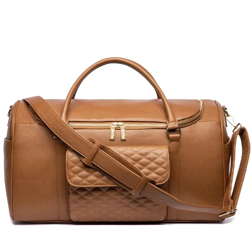 Monaco Travel Bag | Caramel Brown - Image 6