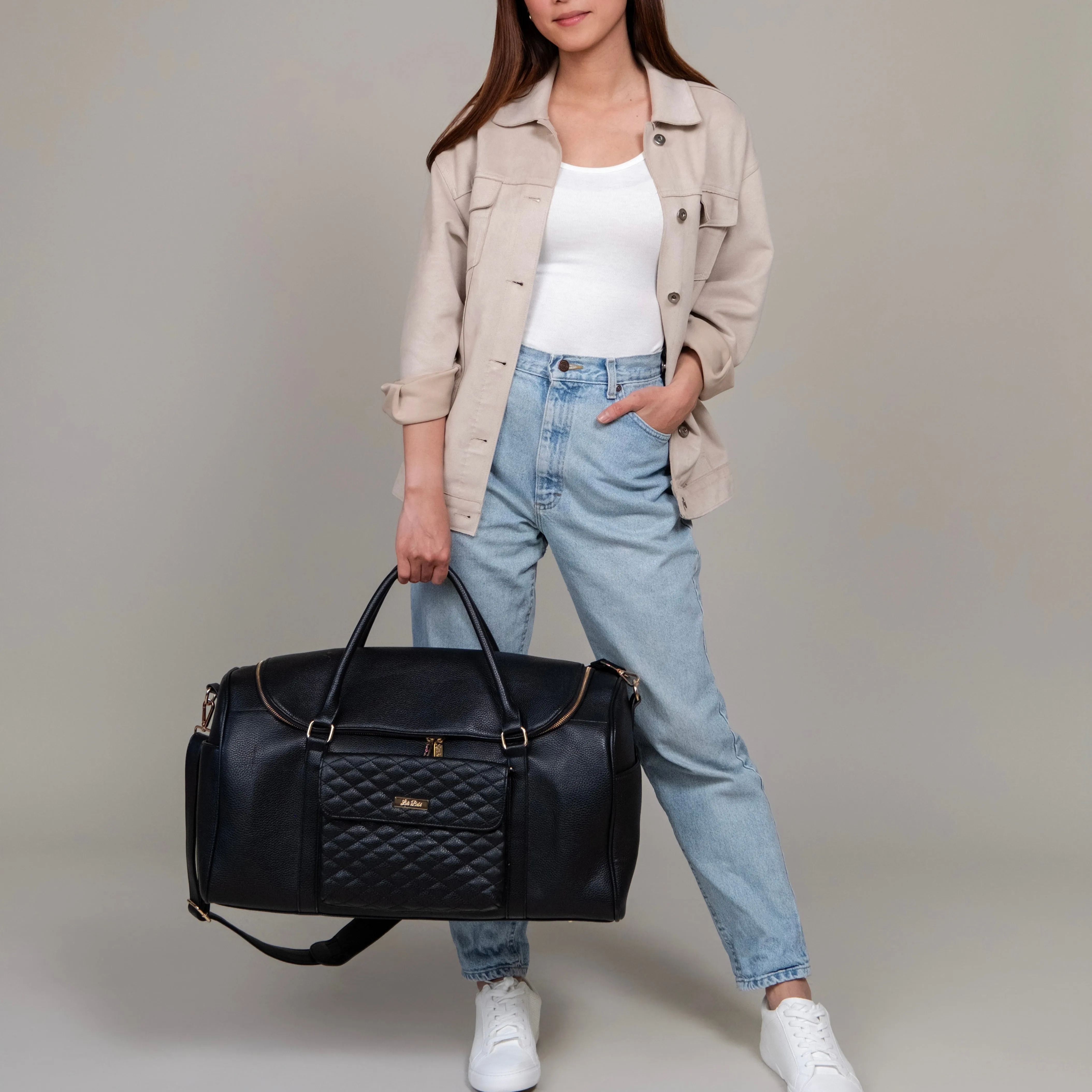 Monaco Travel Bag | Ebony Black - Image 11