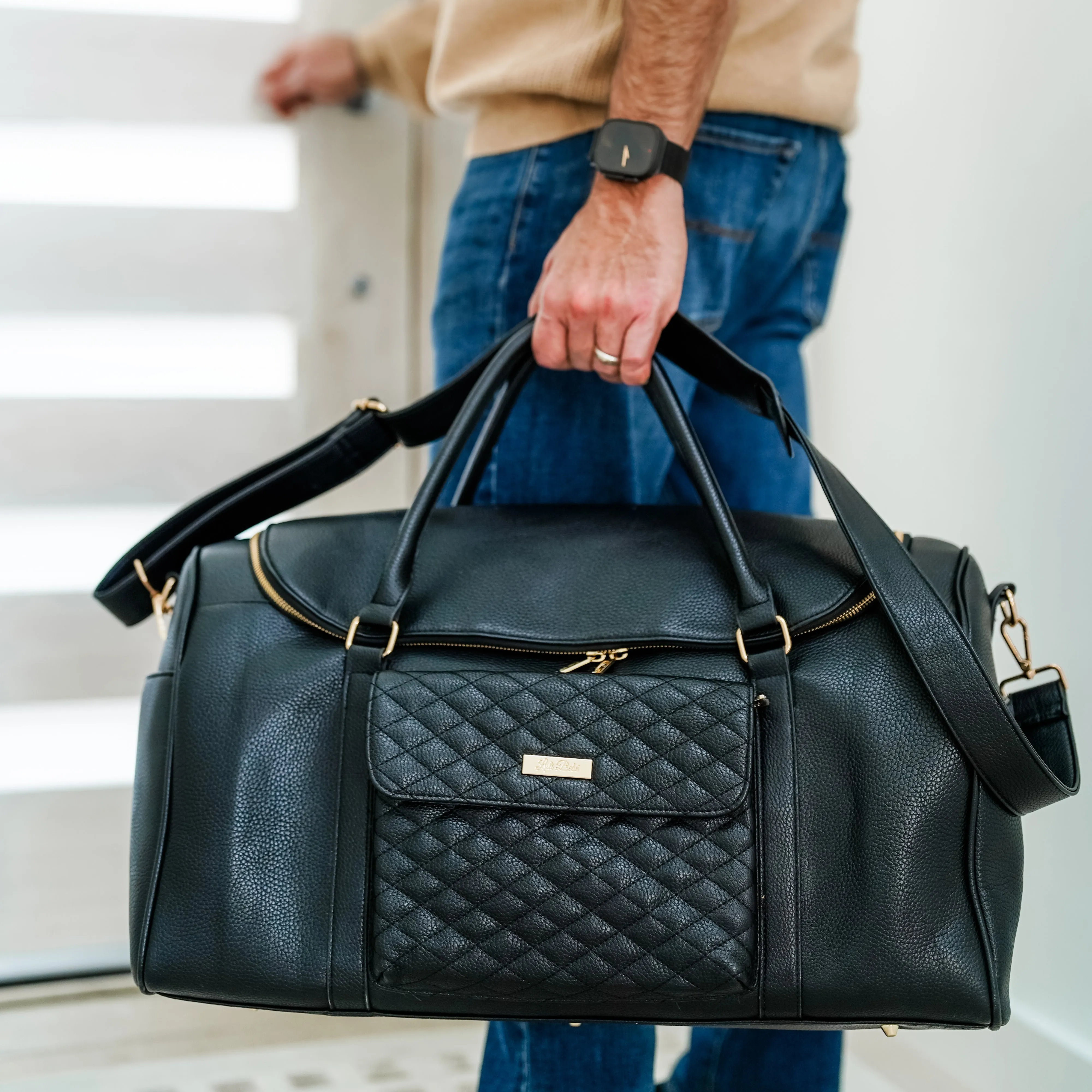 Monaco Travel Bag | Ebony Black - Image 8