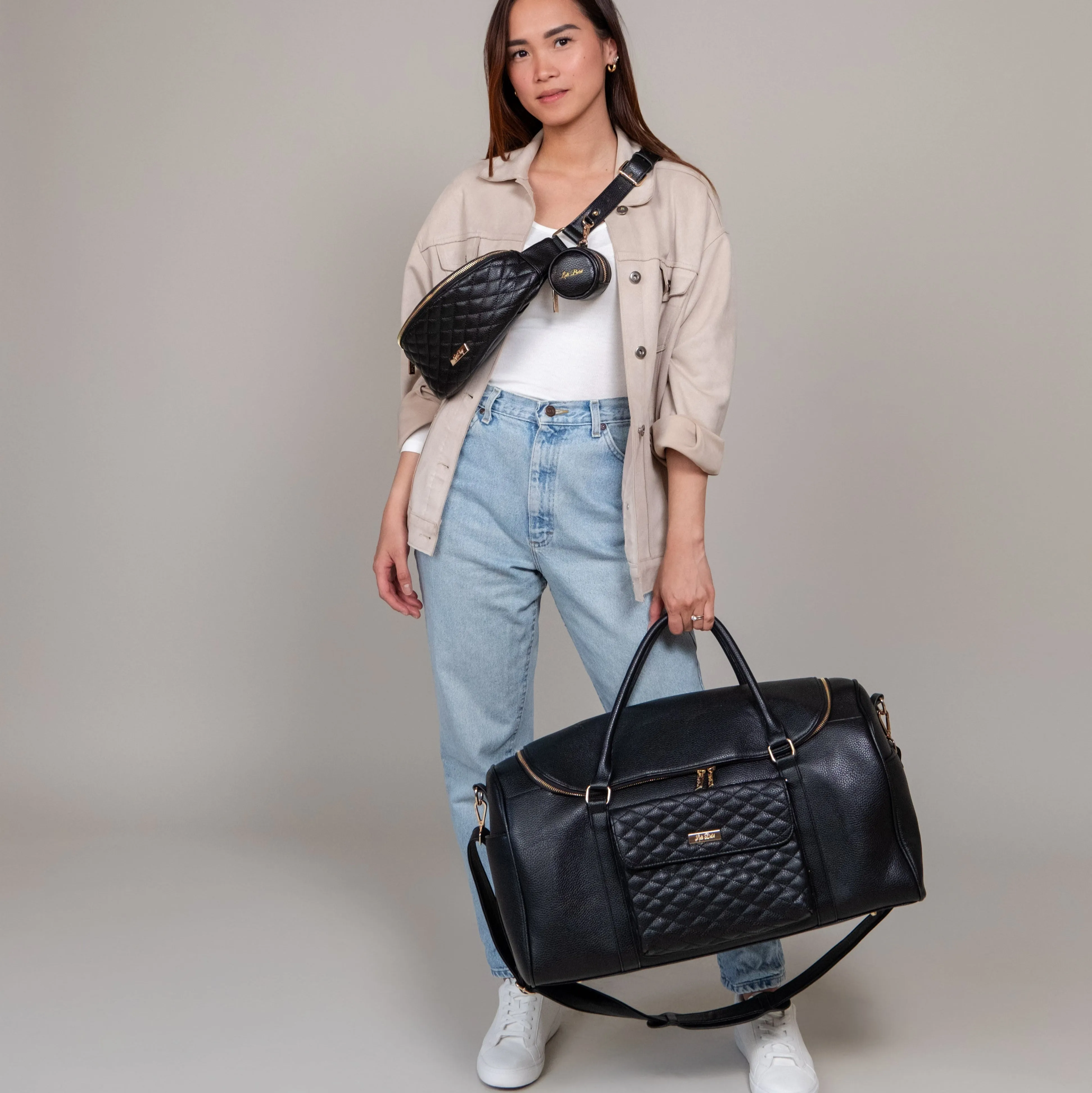 Monaco Travel Bag | Ebony Black - Image 9