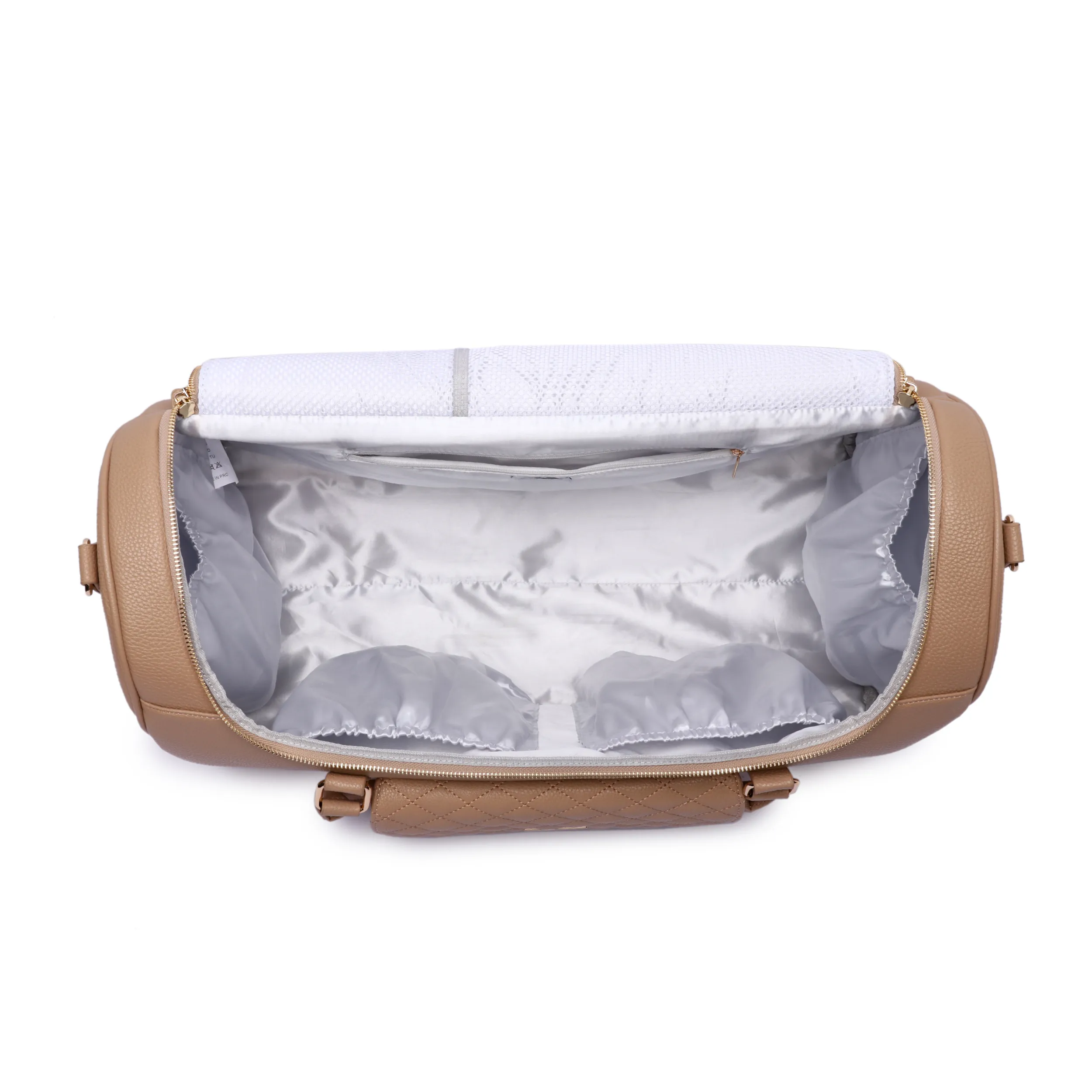 Monaco Travel Bag | Latte Brown - Image 4