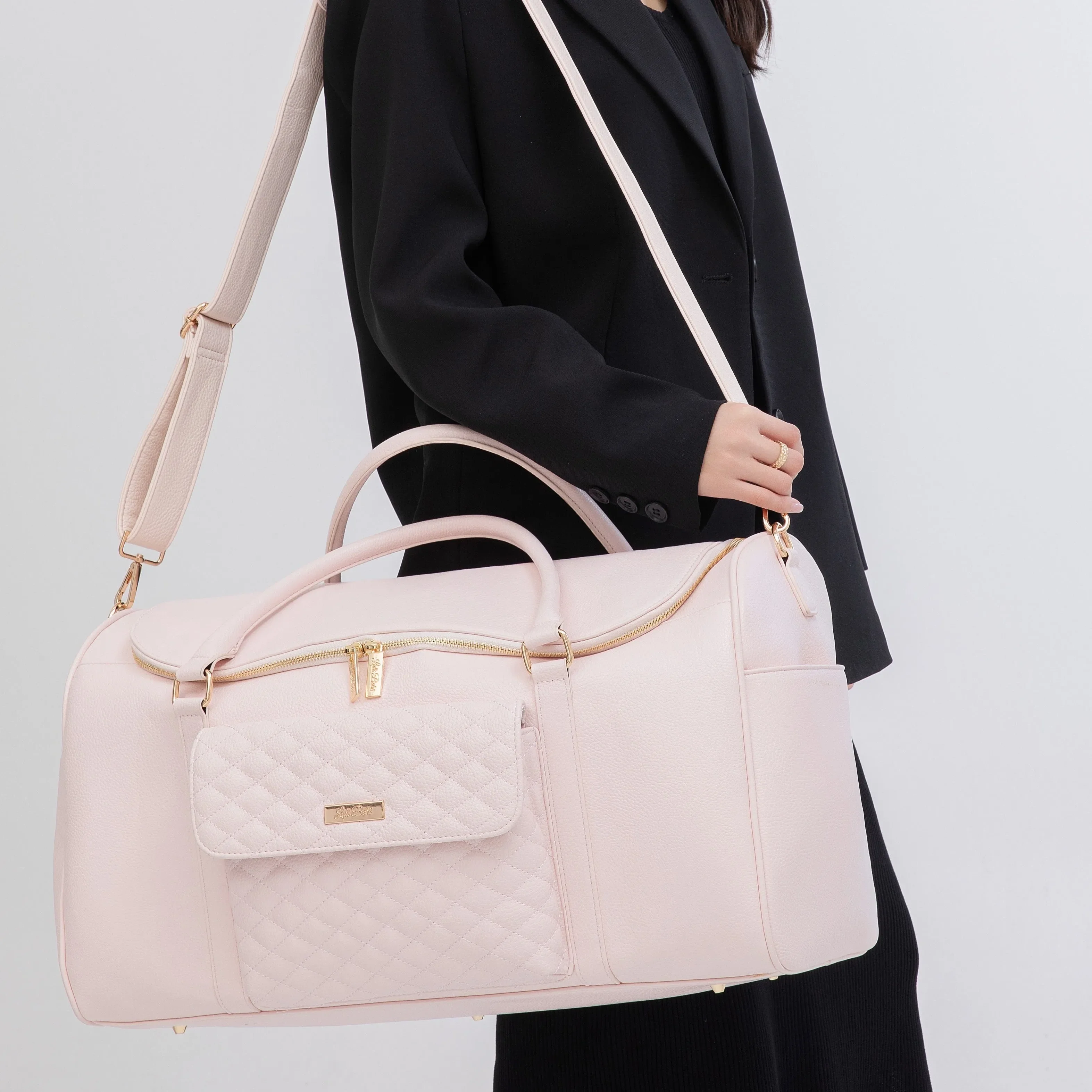 Monaco Travel Bag | Pastel Pink - Image 2