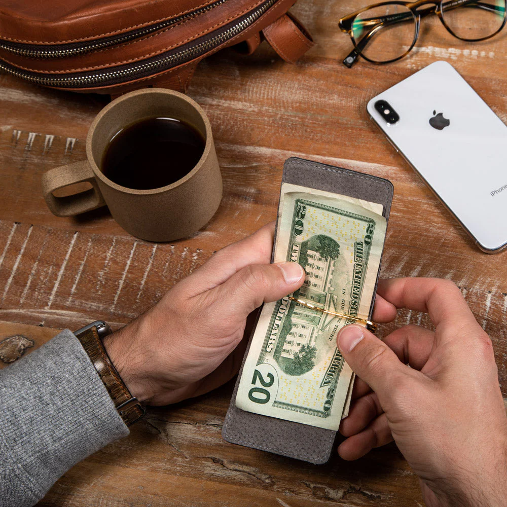 Money Clip Wallet - Black - Image 8