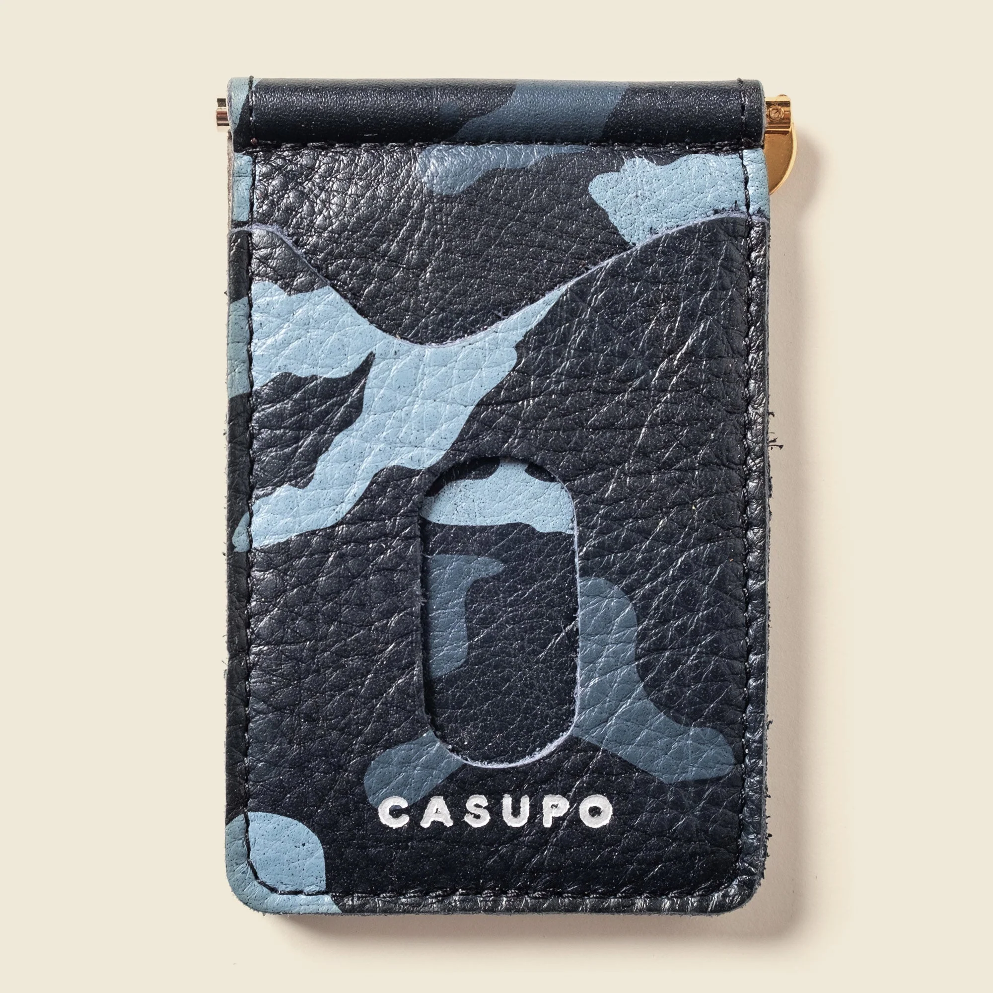 Money Clip Wallet - Blue Camo - Image 3