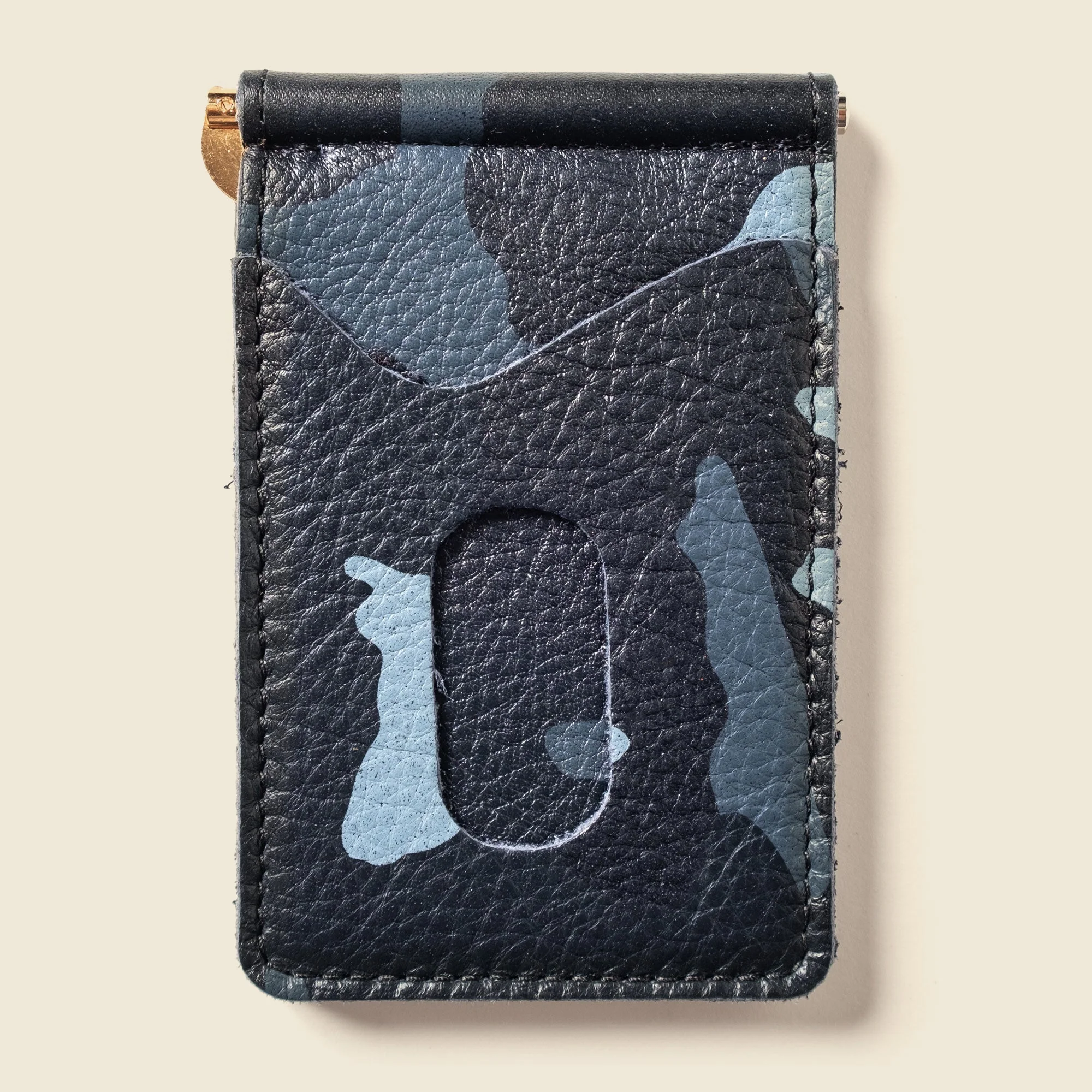 Money Clip Wallet - Blue Camo - Image 4