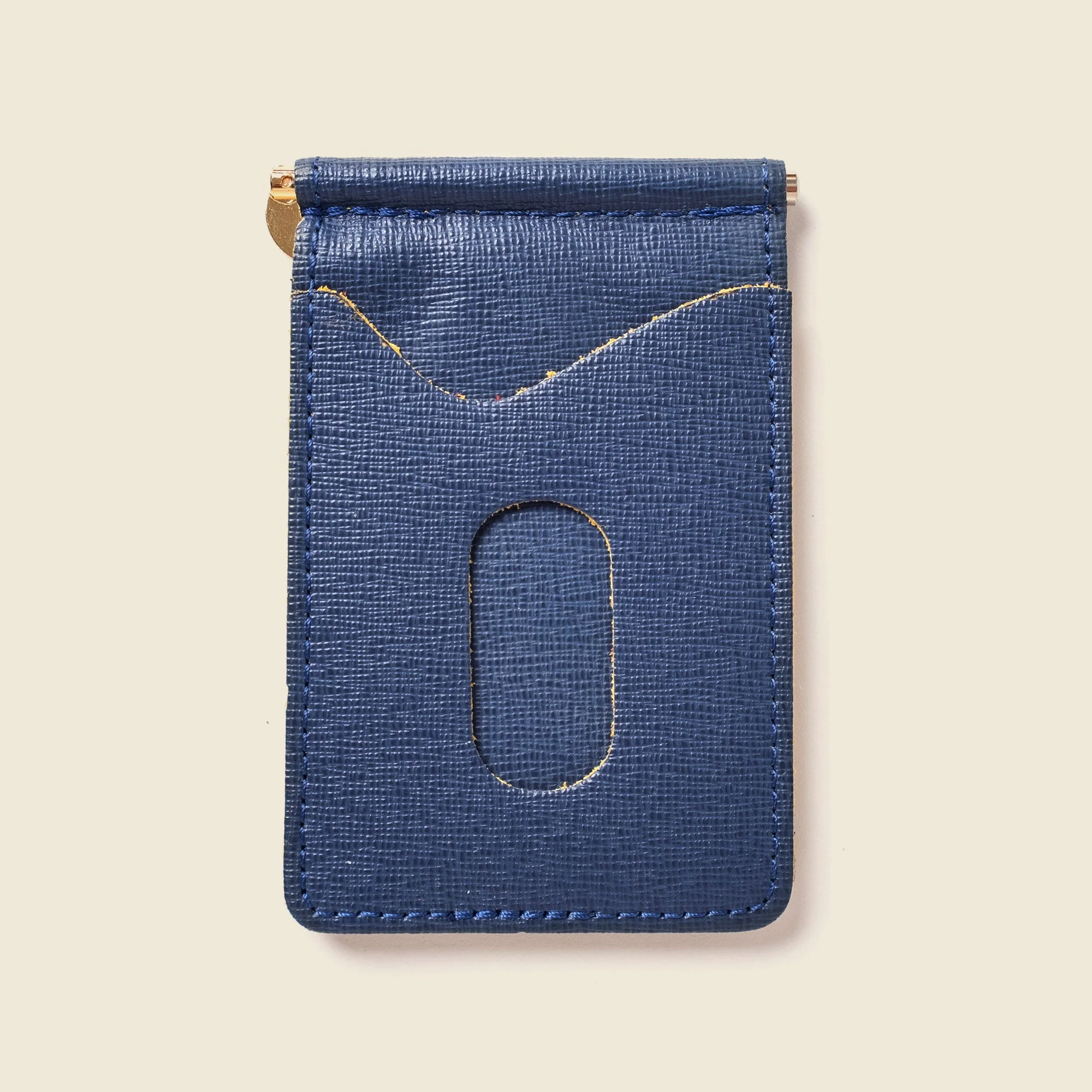Money Clip Wallet - Blue / Yellow - Image 4