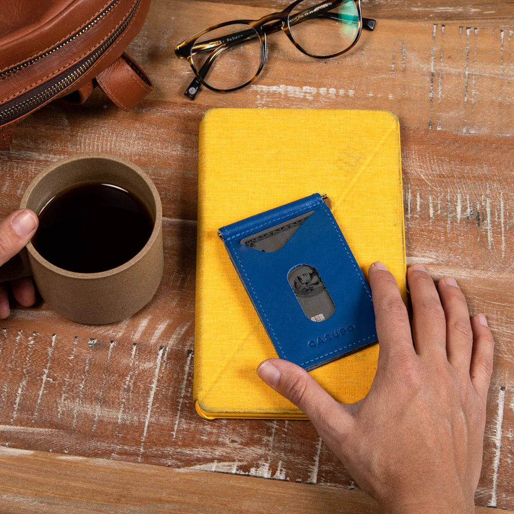 Money Clip Wallet - Cobalt - Image 8