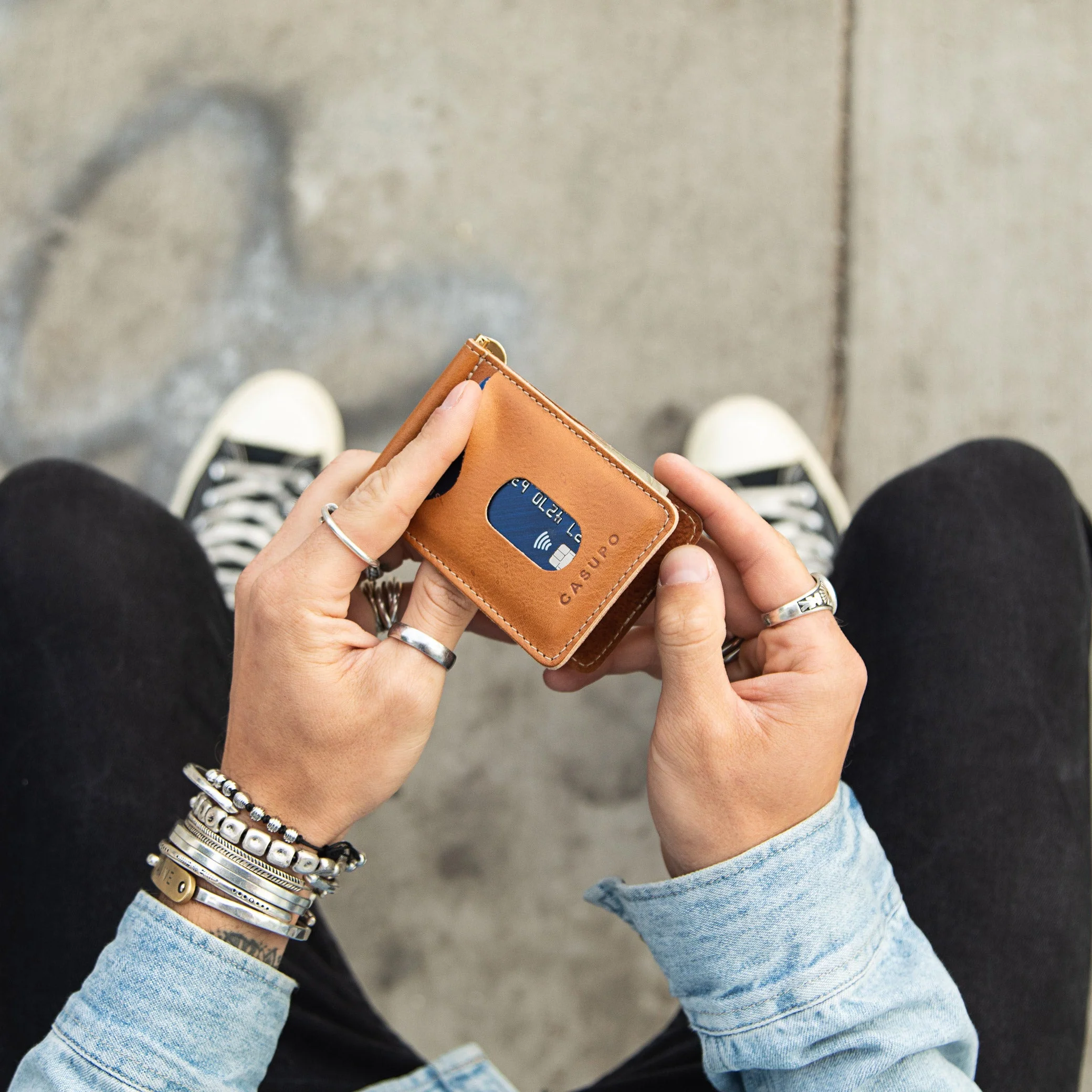 Money Clip Wallet - Natural - Image 13