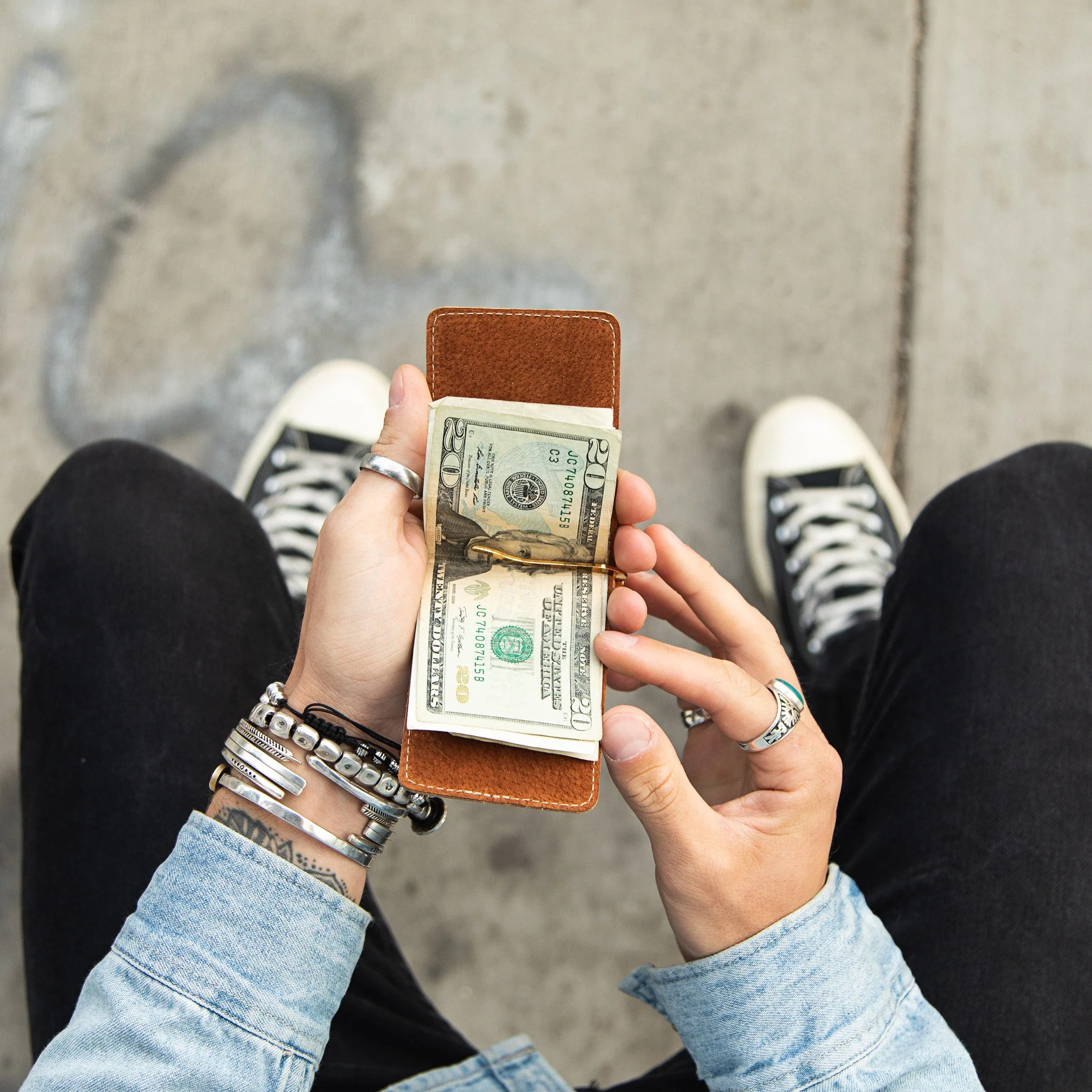 Money Clip Wallet - Natural - Image 14