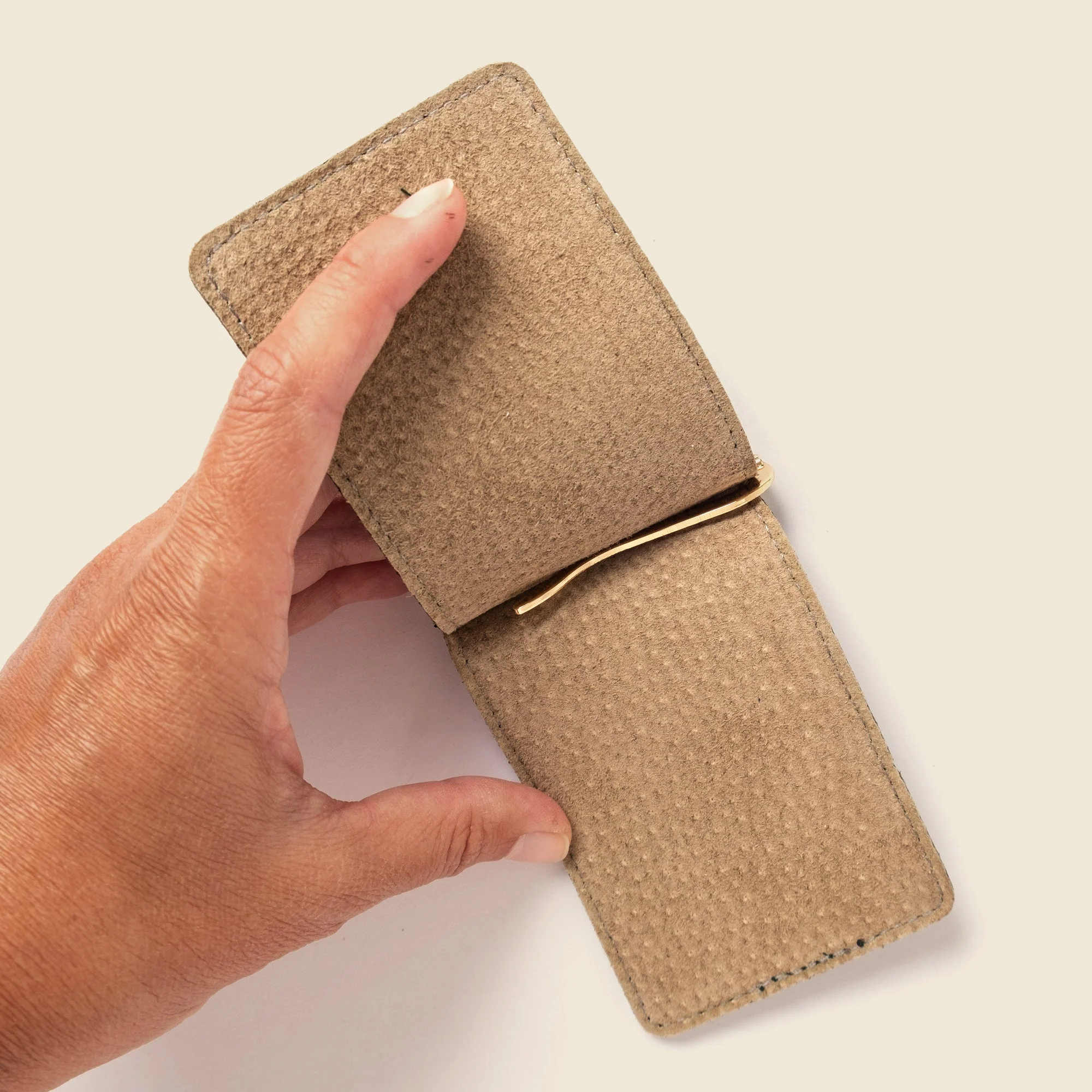Money Clip Wallet - Olive - Image 3