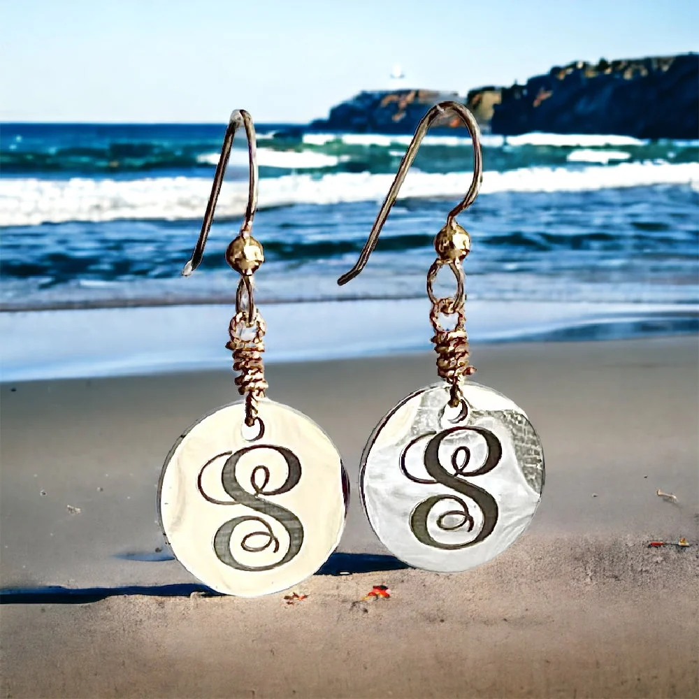 Monogram Earrings - Image 3