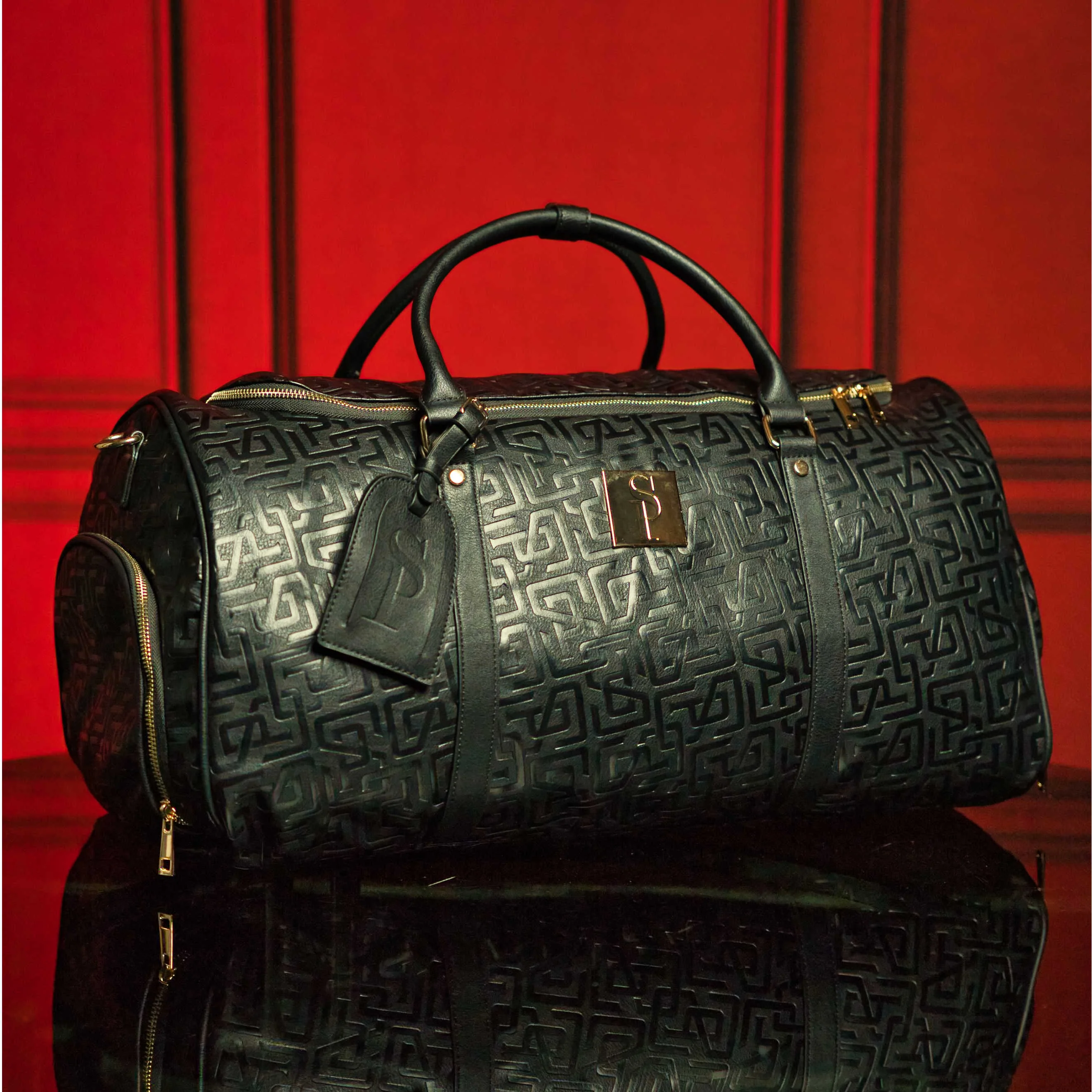 Monogram Leather Signature Bag Set (Signature and Duffle) - Image 4