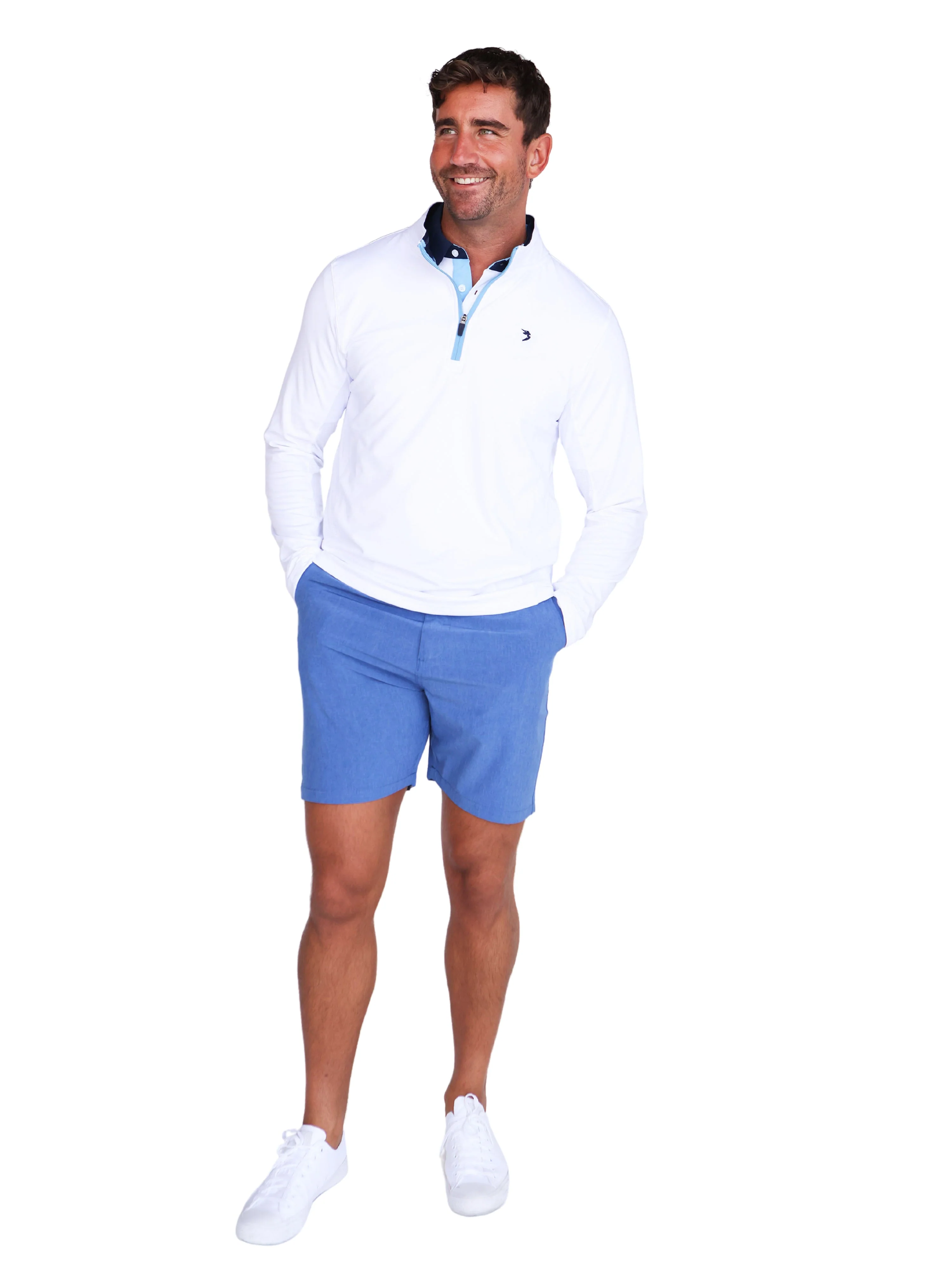 Montauk Long Sleeve Shirt. White - Image 4