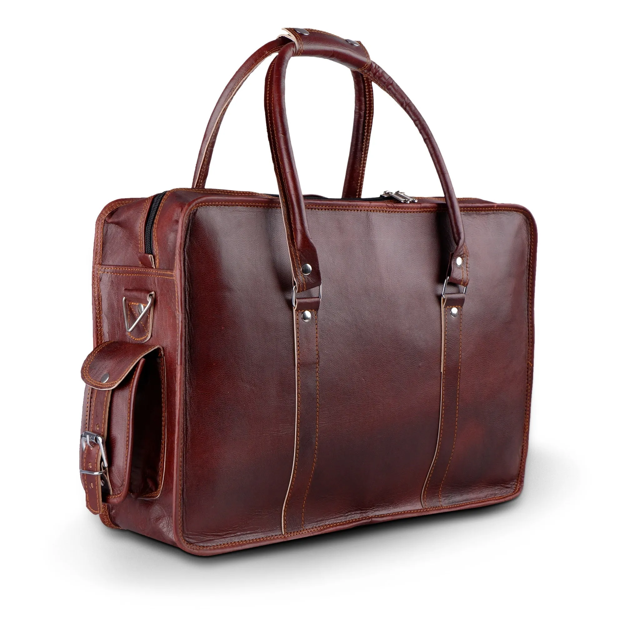 Morgan Leather Briefcase - Image 4