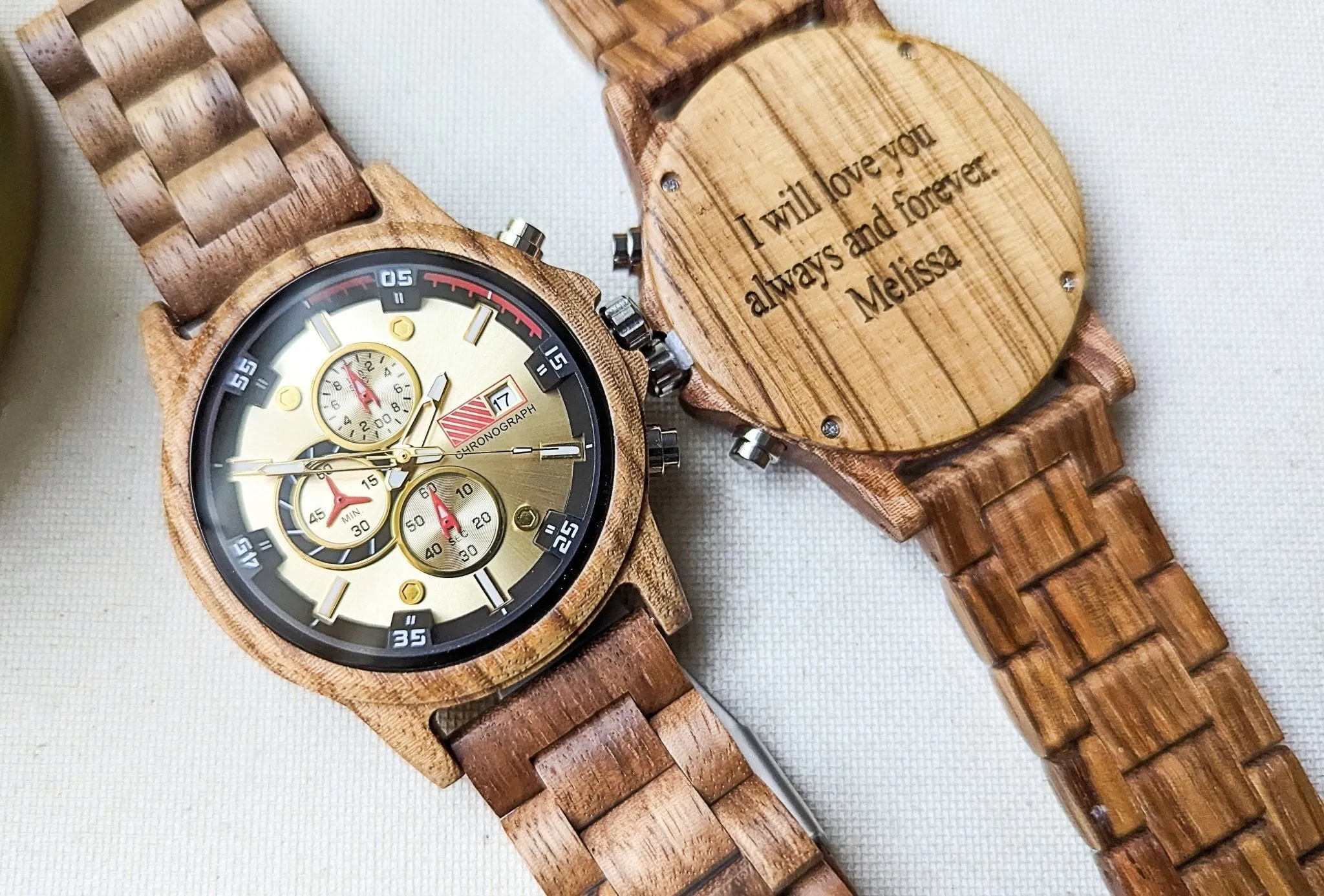 Multa Wooden Men's Watch | Brown - Image 4