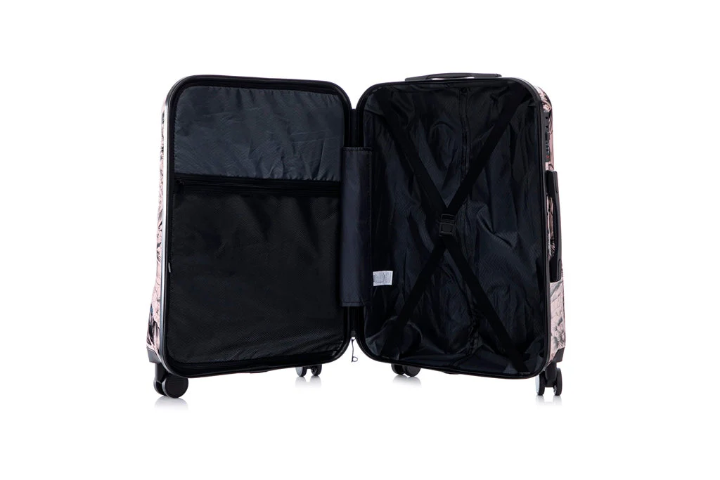 Multi-color Design 3-Piece Spinner Luggage Set with Lock - Image 18