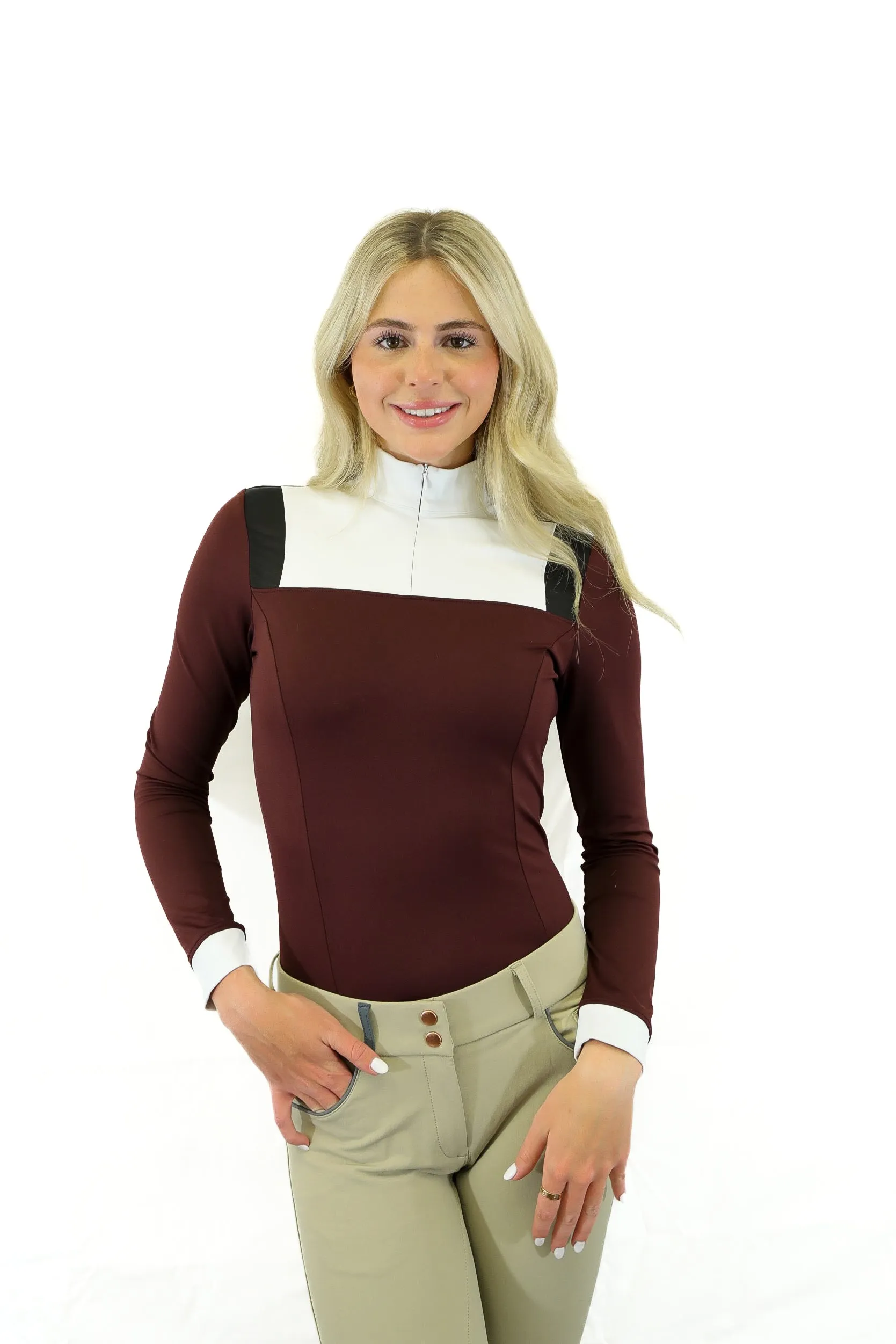 Nadine Shirt – Mesh Accent Show Shirt - Image 7