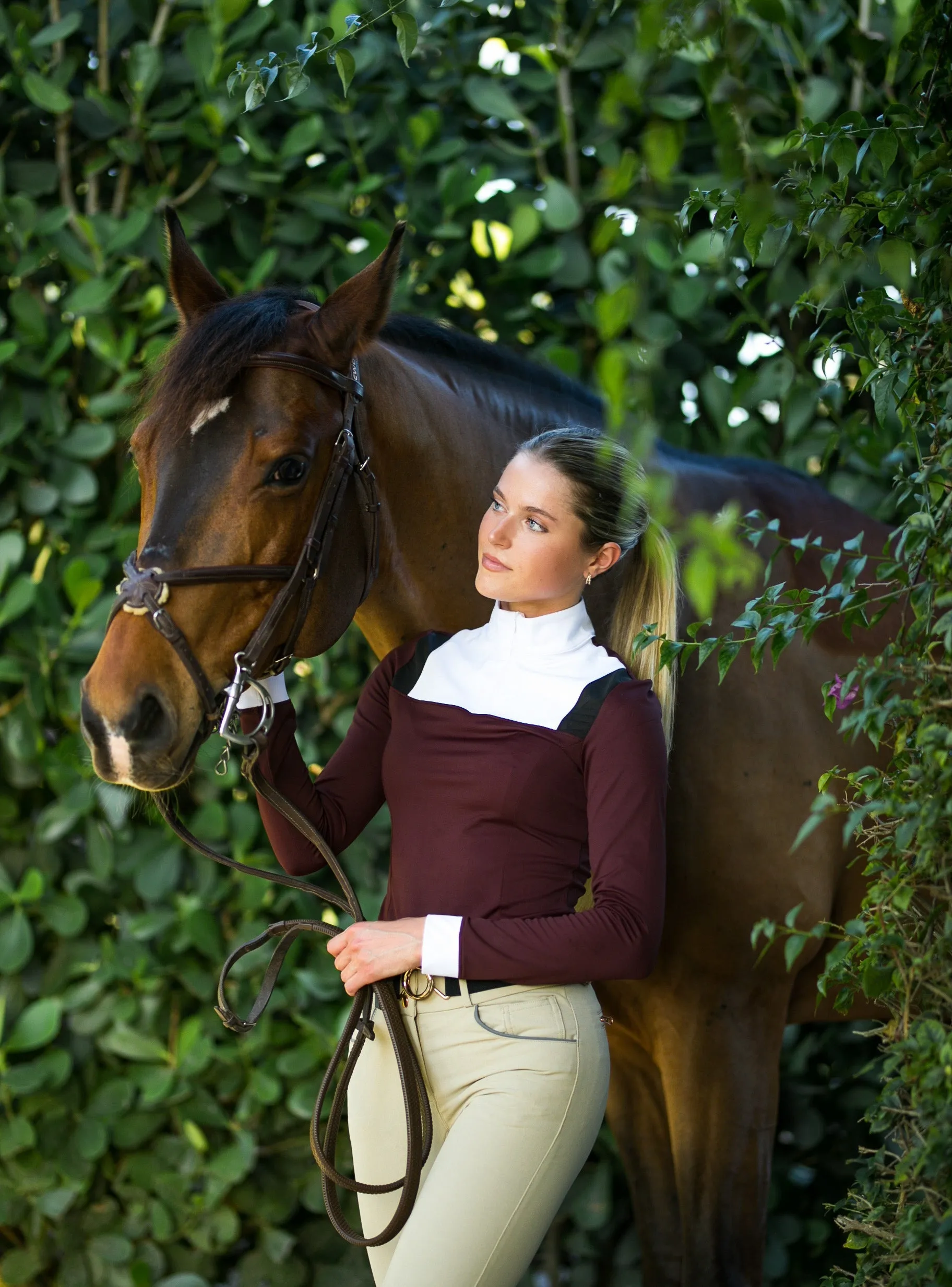 Nadine Shirt – Mesh Accent Show Shirt - Image 8